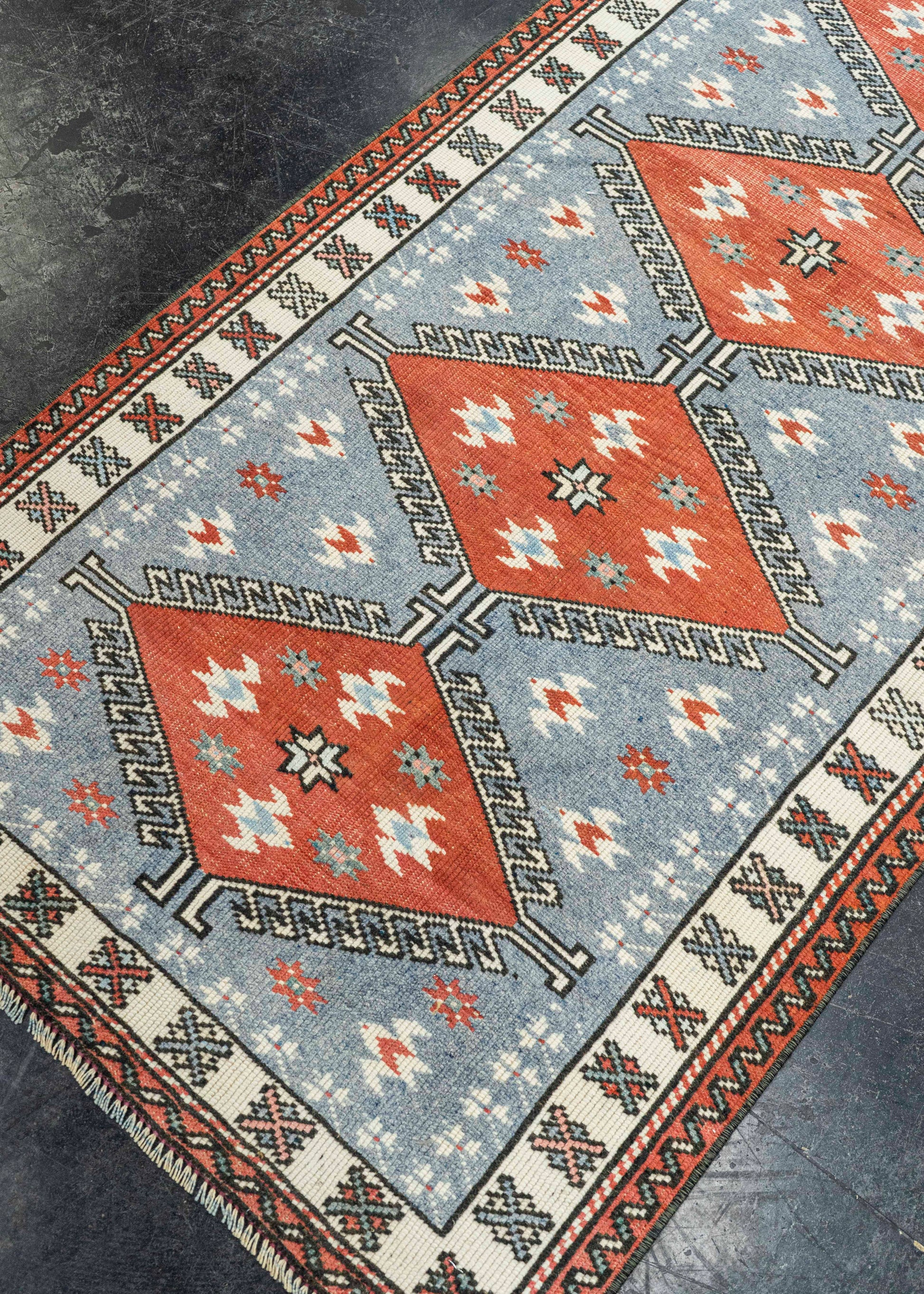 Turkish Vintage Rug  2'7 x 12'6" #22764