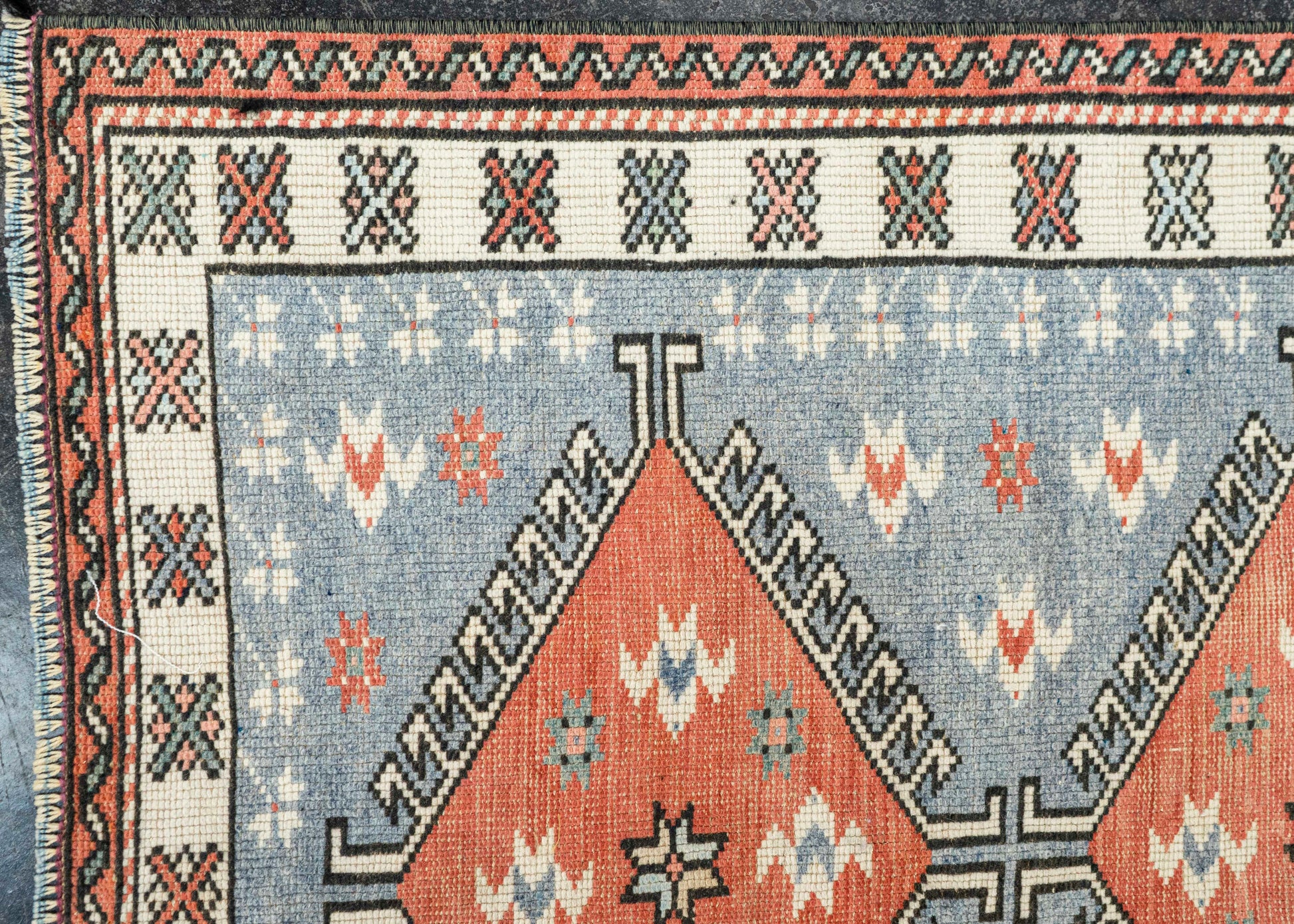 Turkish Vintage Rug  2'7 x 12'6" #22764