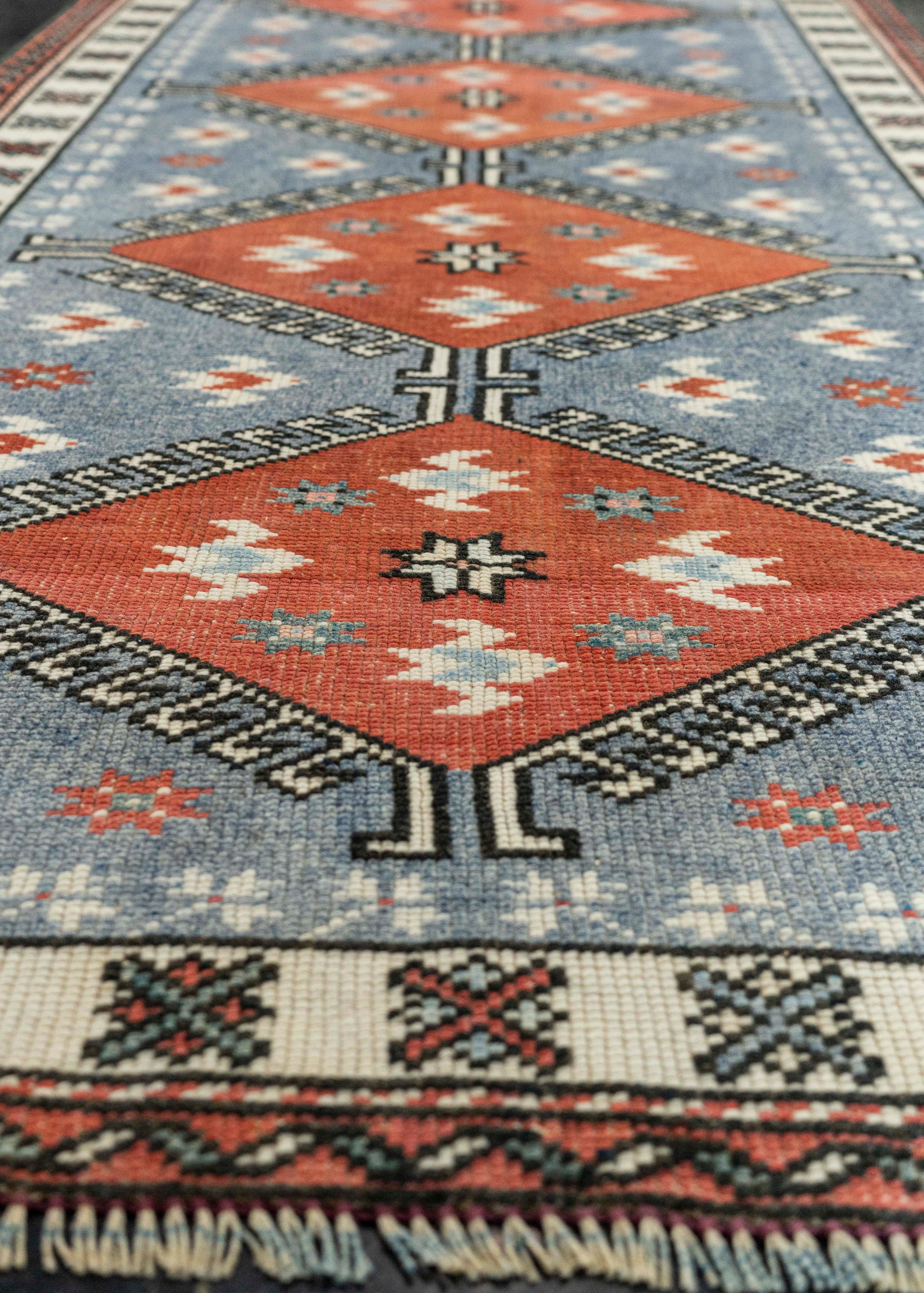 Turkish Vintage Rug  2'7 x 12'6" #22764