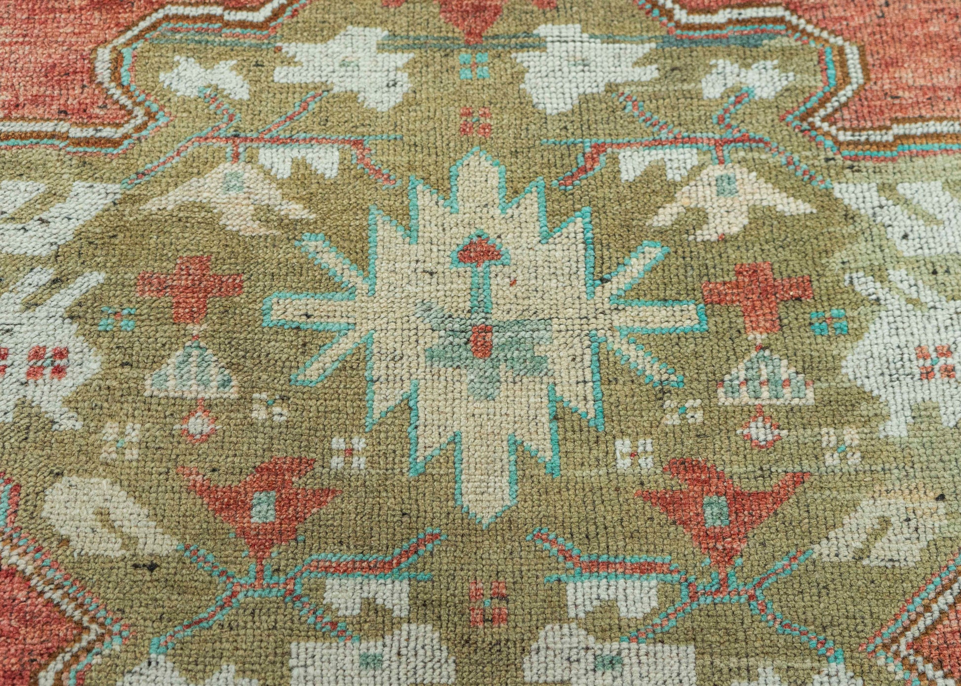 Turkish Vintage Rug 3'7" x 10'5" #20849