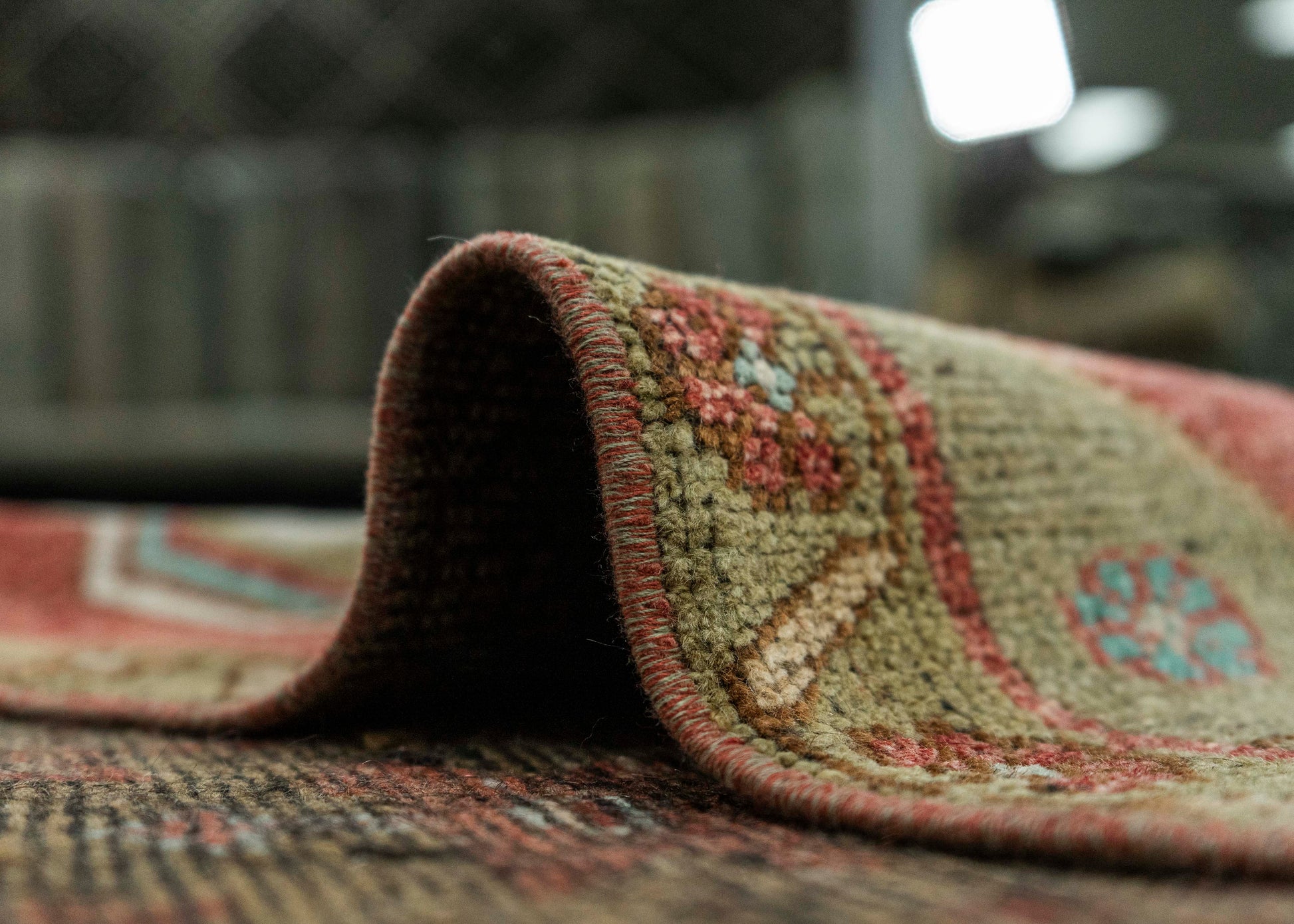 Turkish Vintage Rug 3'7" x 10'5" #20849