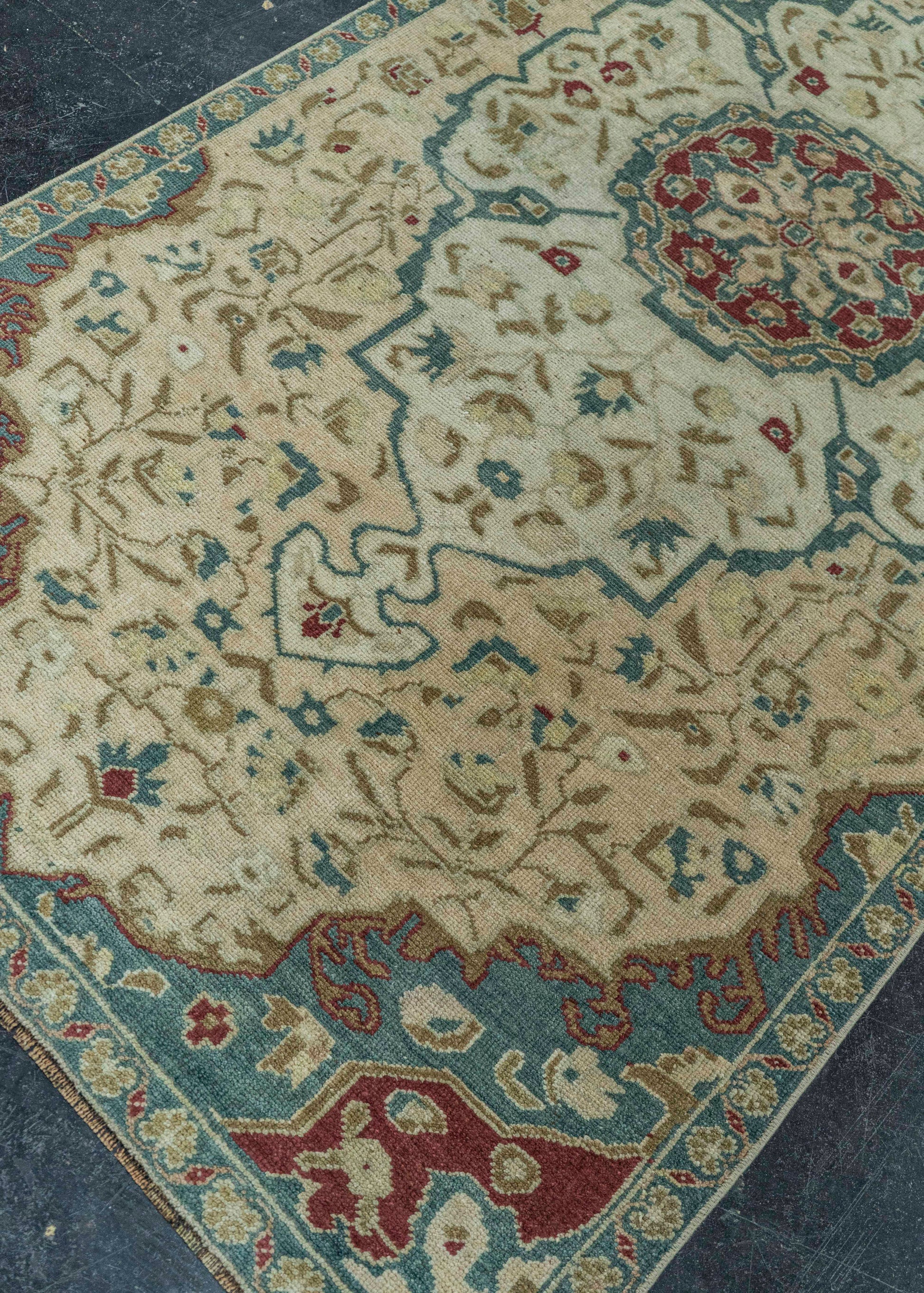 Turkish Vintage Rug 3'7" x 10'1" #20830