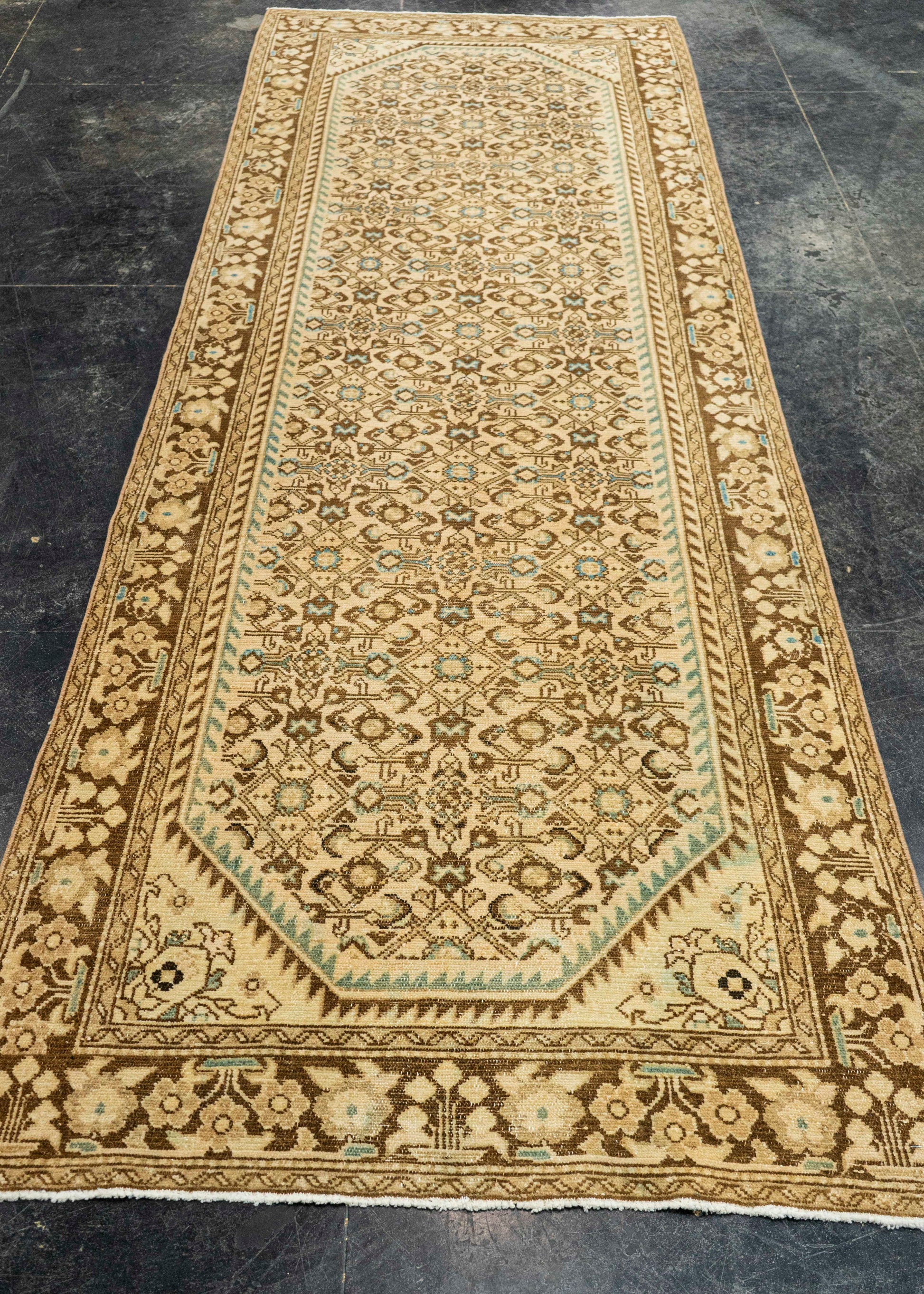 Turkish Vintage Rug  3'4" x 10'2" #22793