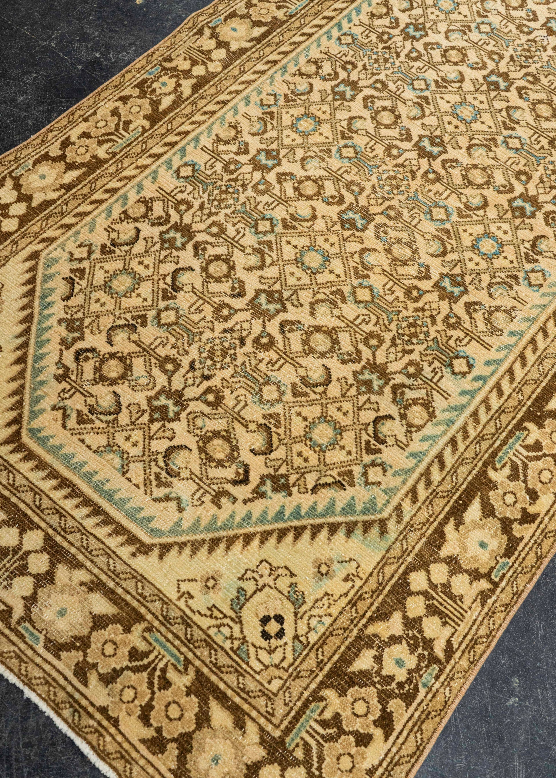 Turkish Vintage Rug  3'4" x 10'2" #22793