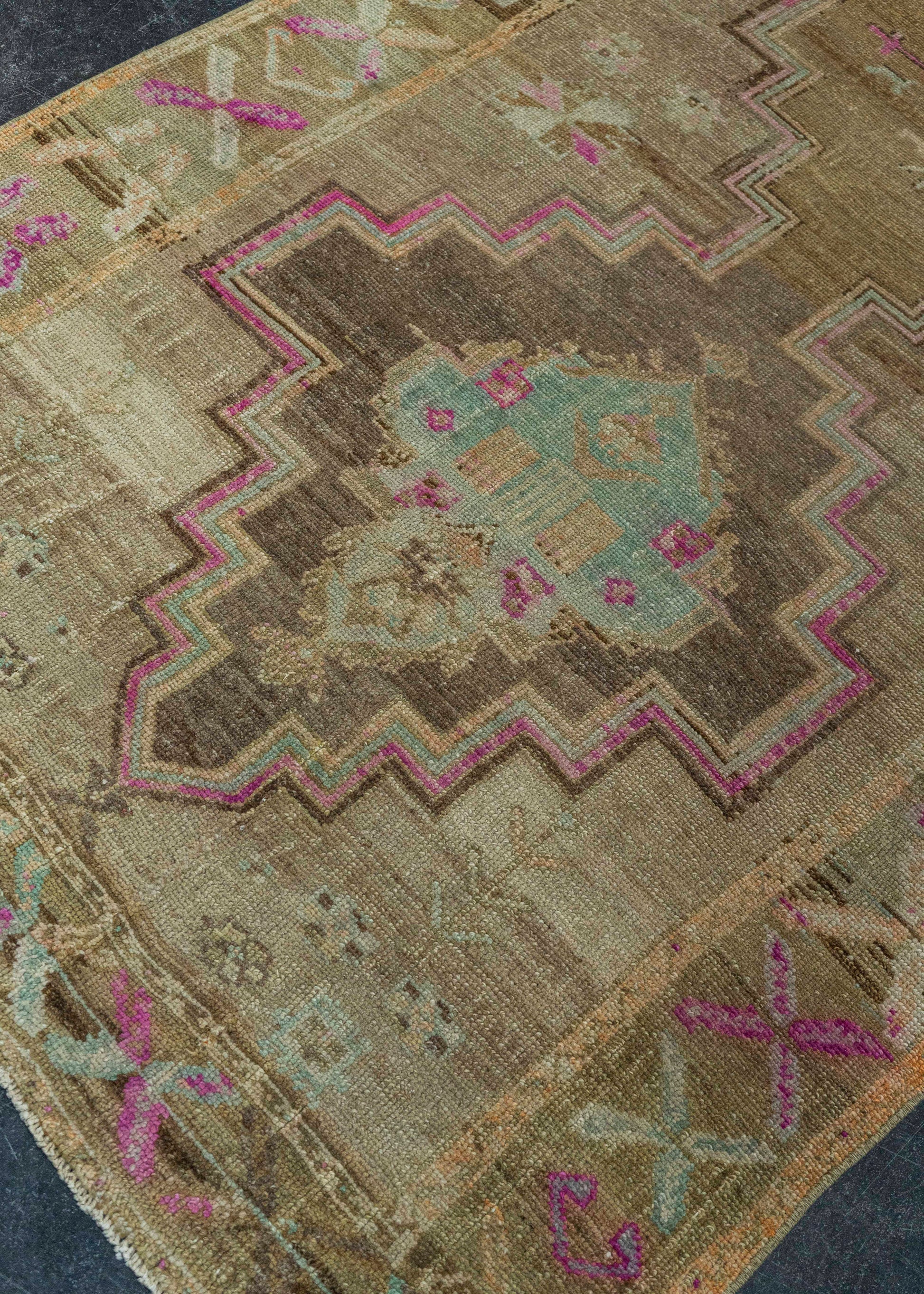 Turkish Vintage Rug 4'3" x 12' #20817