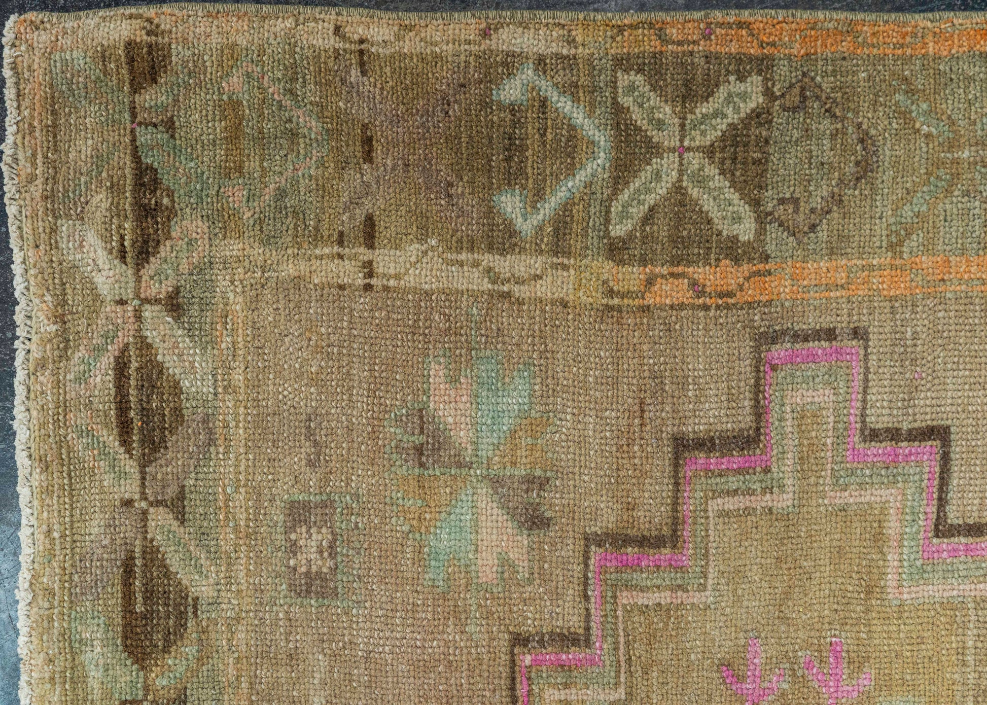 Turkish Vintage Rug 4'3" x 12' #20817