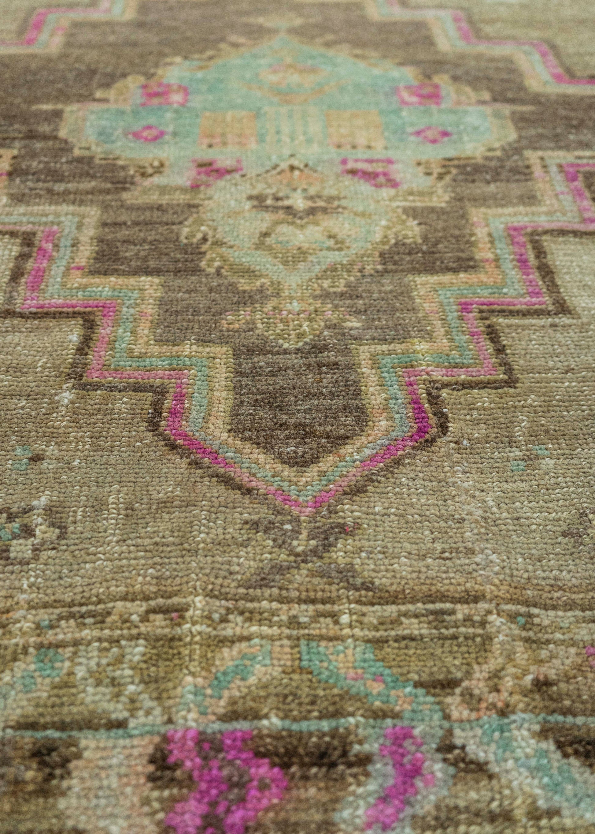 Turkish Vintage Rug 4'3" x 12' #20817