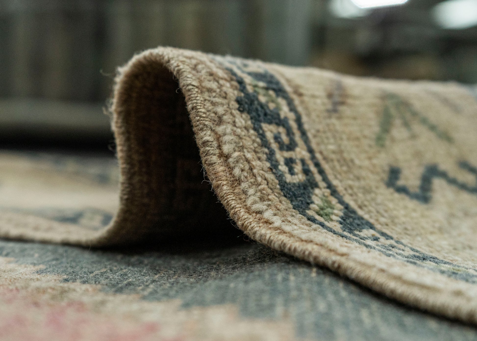 Turkish Vintage Rug 4'10" x 9'1" #20812