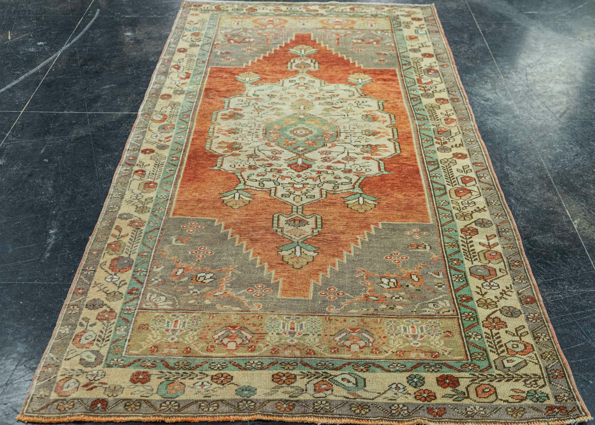 Turkish Vintage Rug 4' x 8'1" #20811