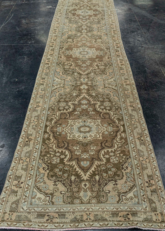 Turkish Anatolian Runner Rug 2'11" x 12'9" #22292