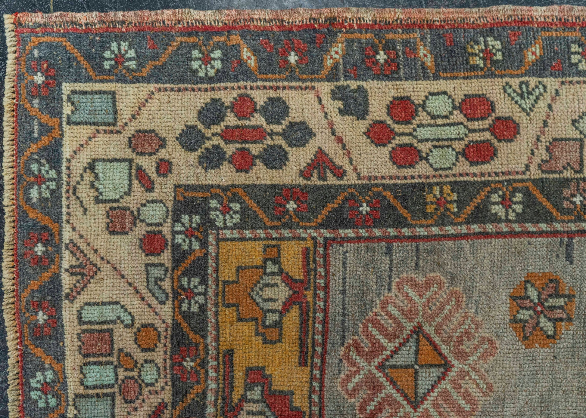 Turkish Vintage Rug 4'3" x 7'4" #20810