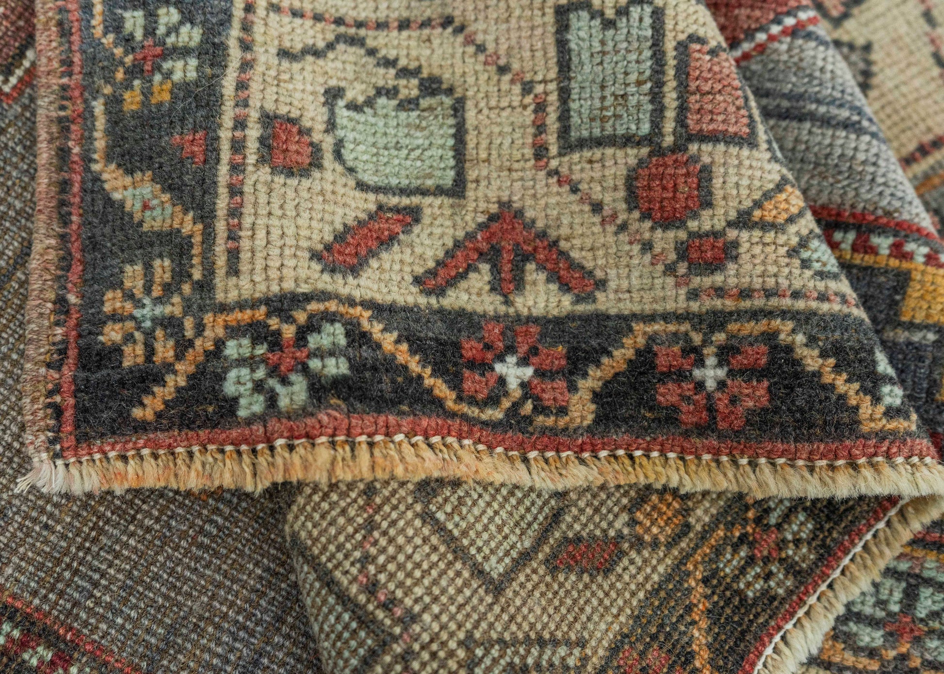 Turkish Vintage Rug 4'3" x 7'4" #20810