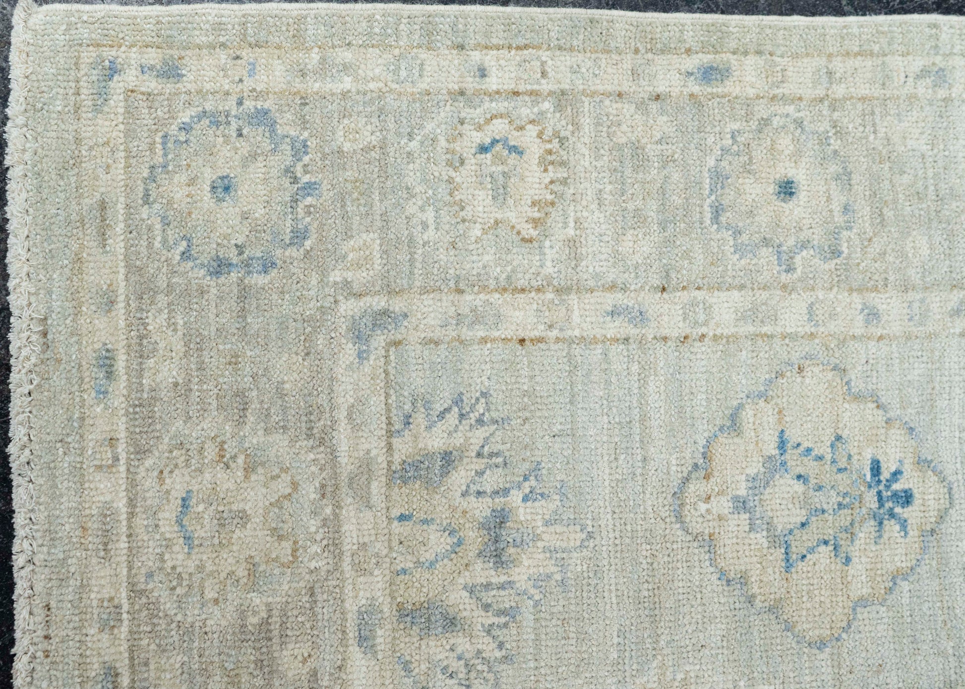 Oushak Square Rug 3'2"x 3'1" #22732