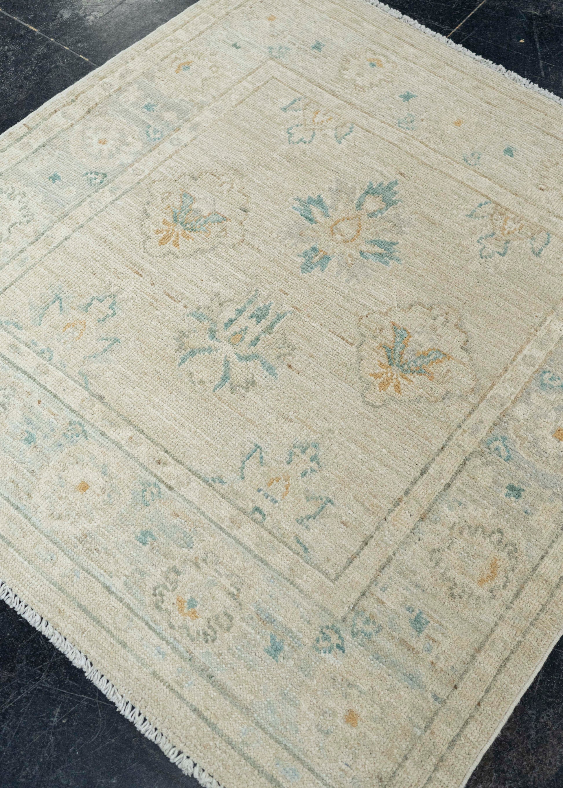 Oushak Square Rug 3'1" x 3'3" #22734