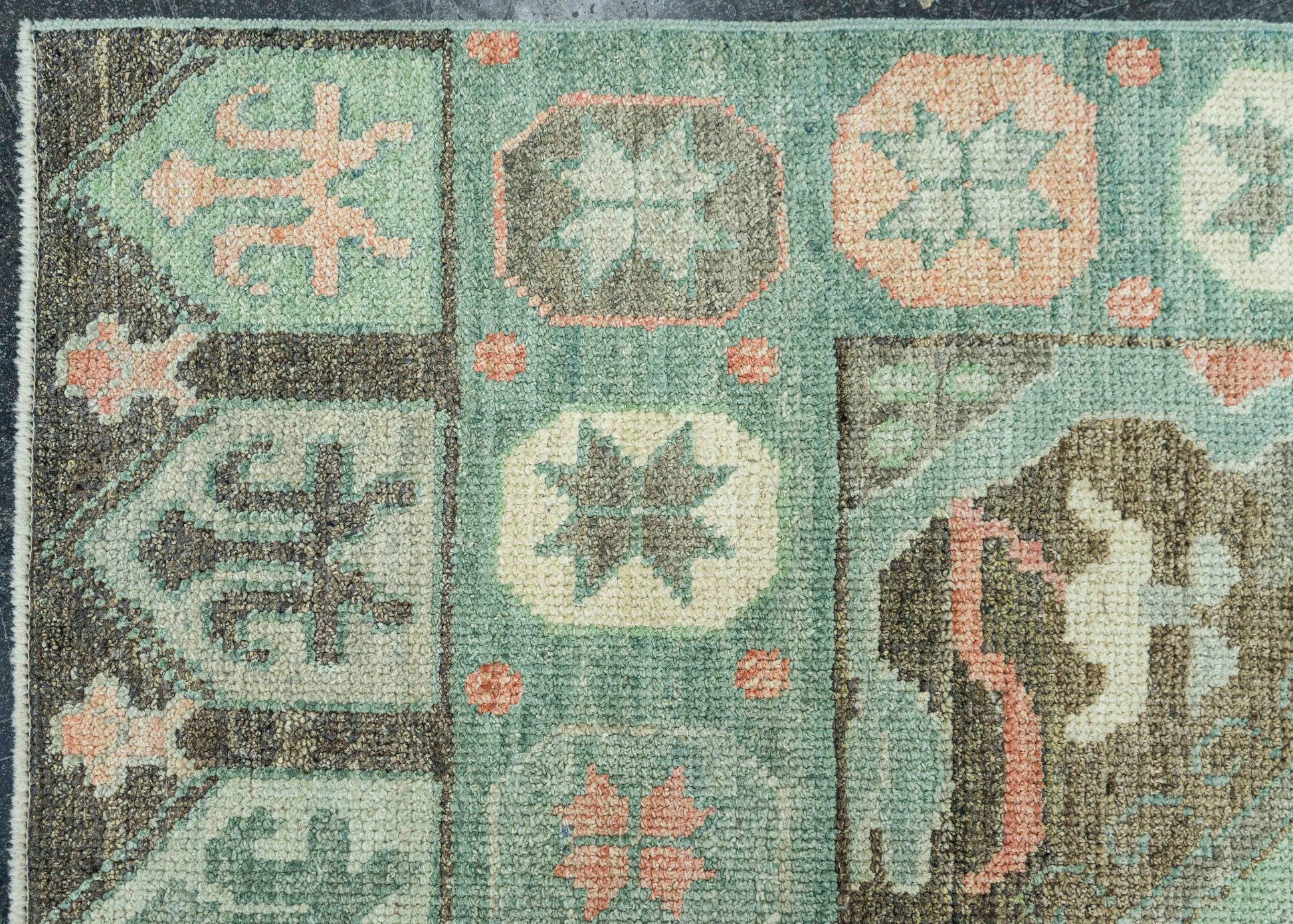 Turkish Oushak Rug 3'9"x 6'4" #20083