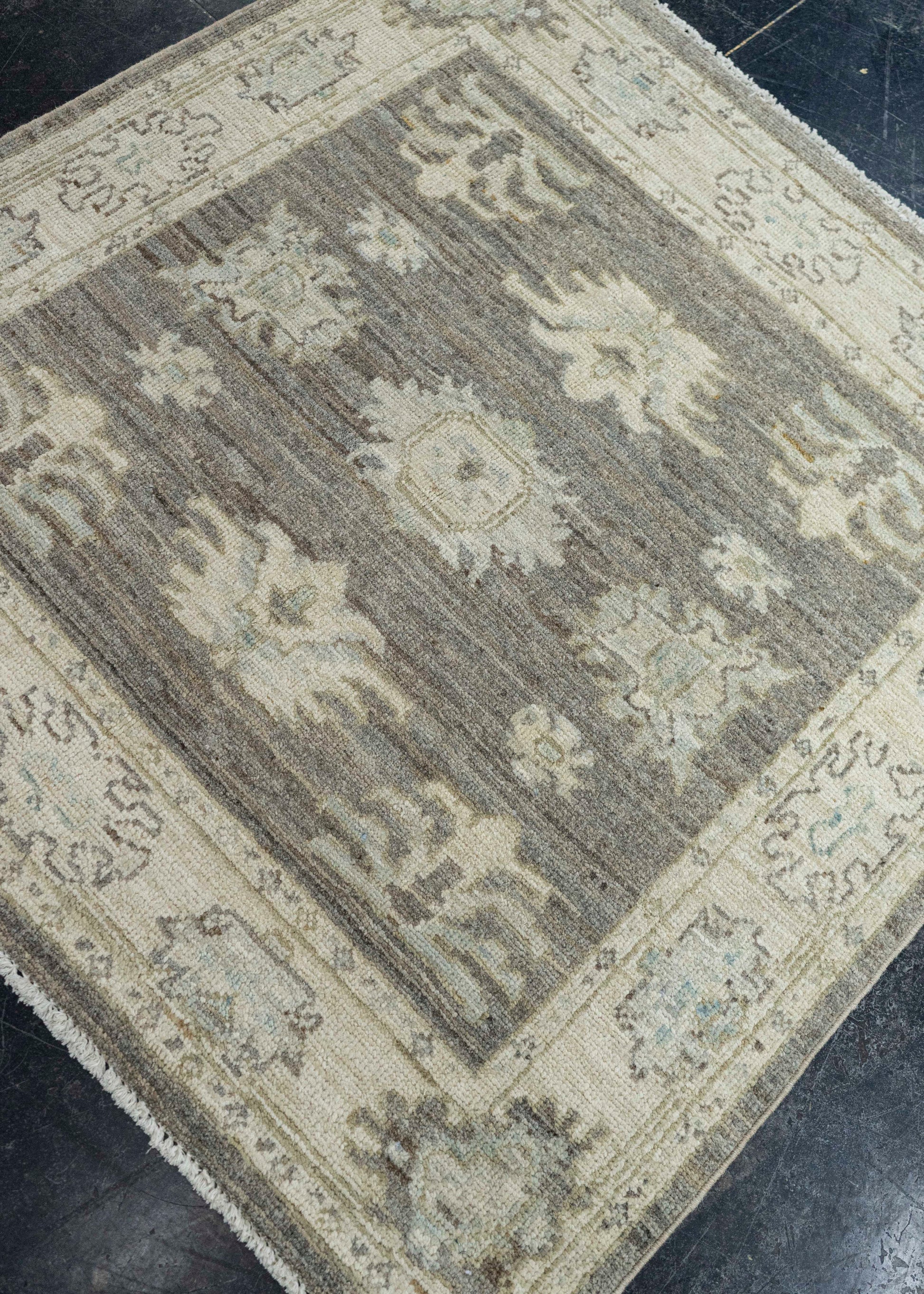 Oushak Square Rug 3' x 3'1" #22733