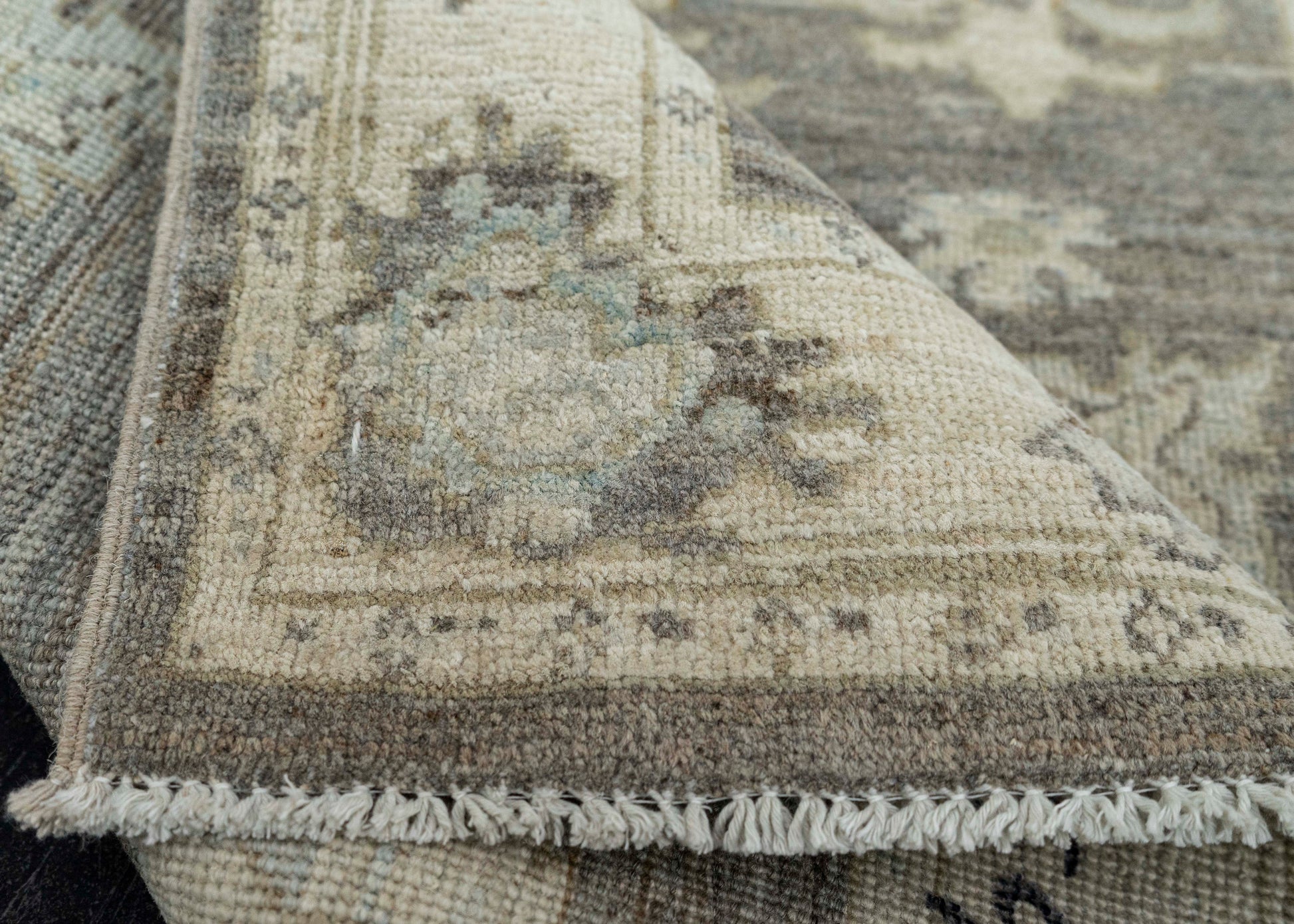 Oushak Square Rug 3' x 3'1" #22733