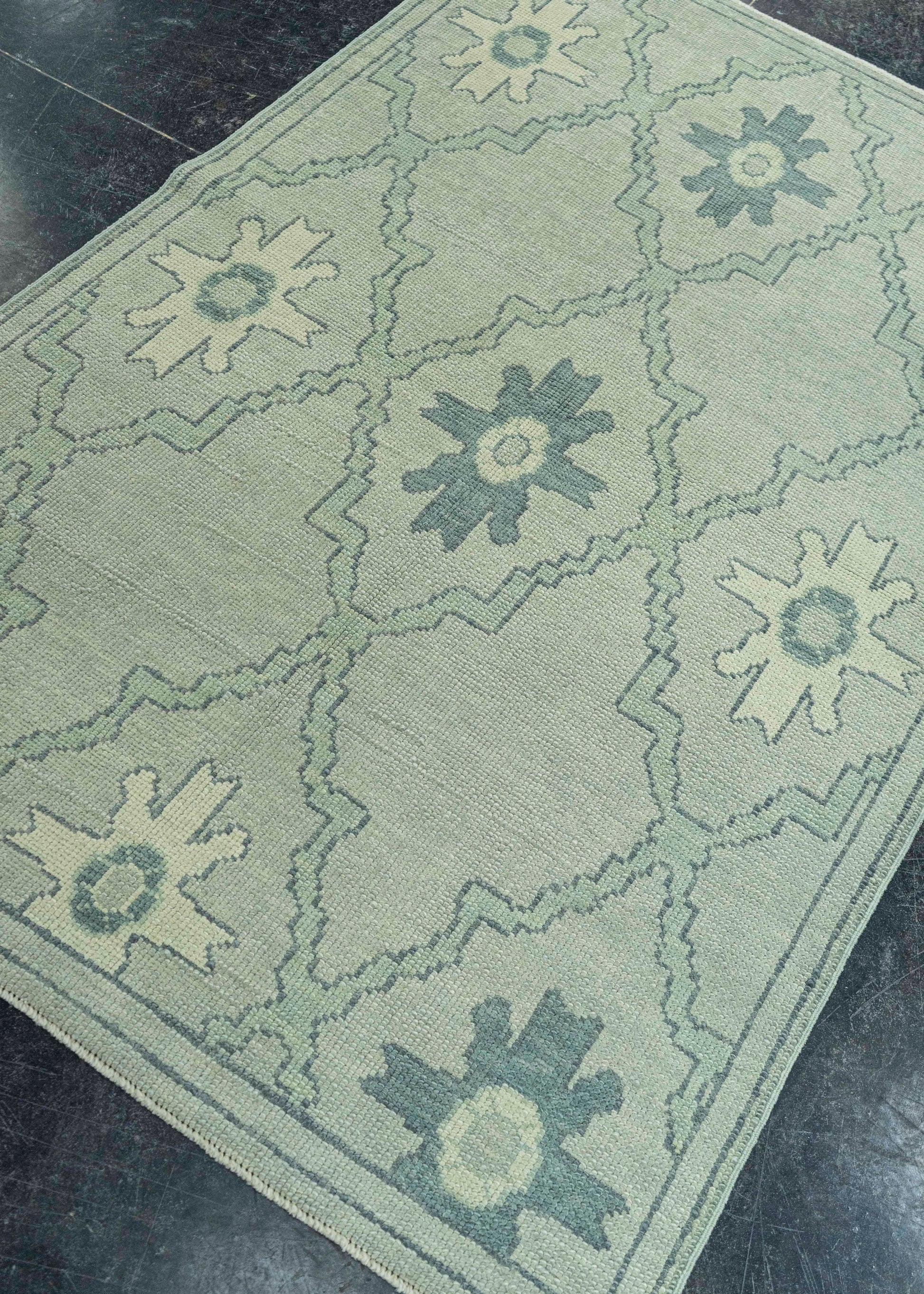 Turkish Oushak Rug 3'11"x 5'11" #19106