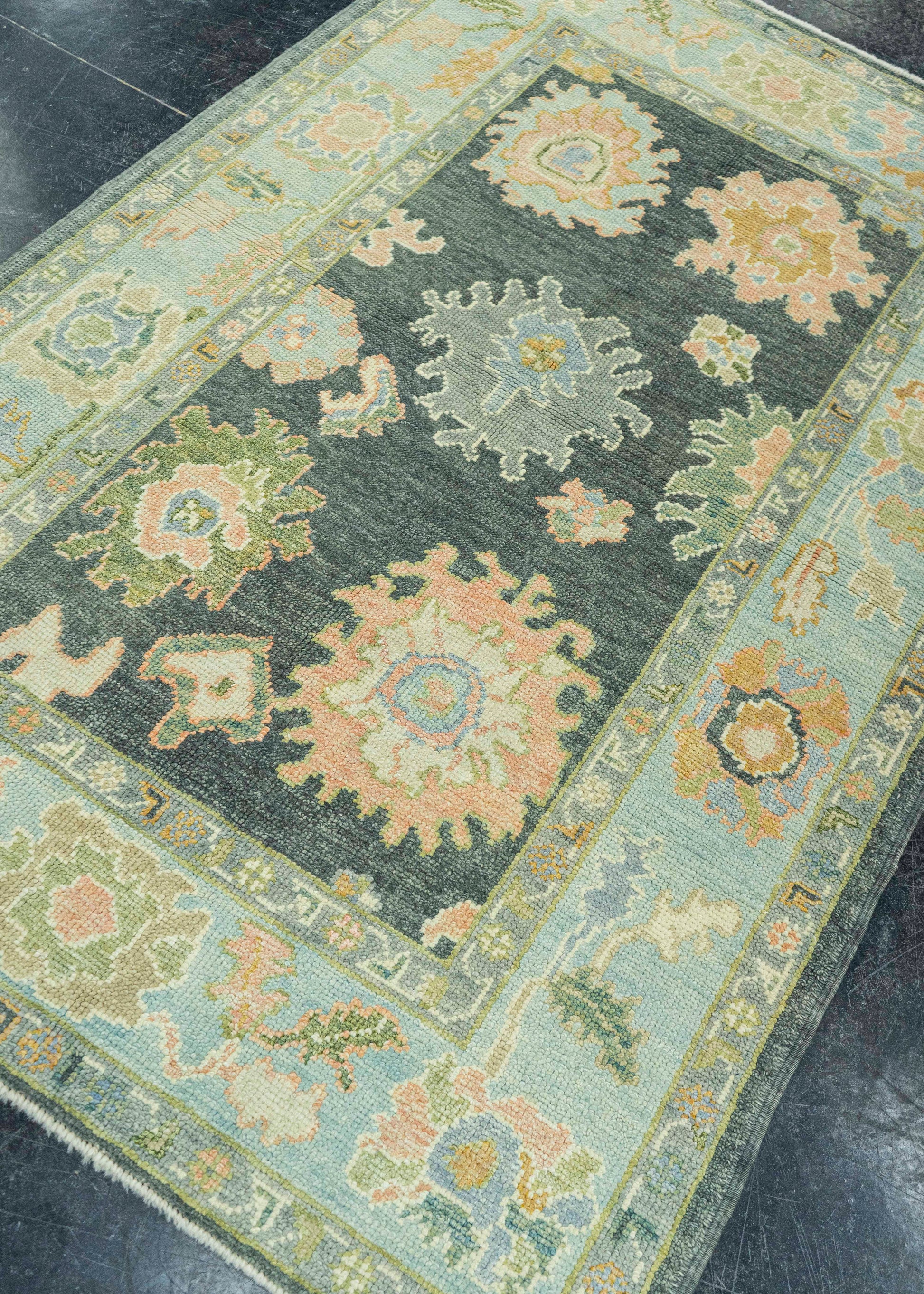 Turkish Oushak Rug 4'x 6'3" #19009