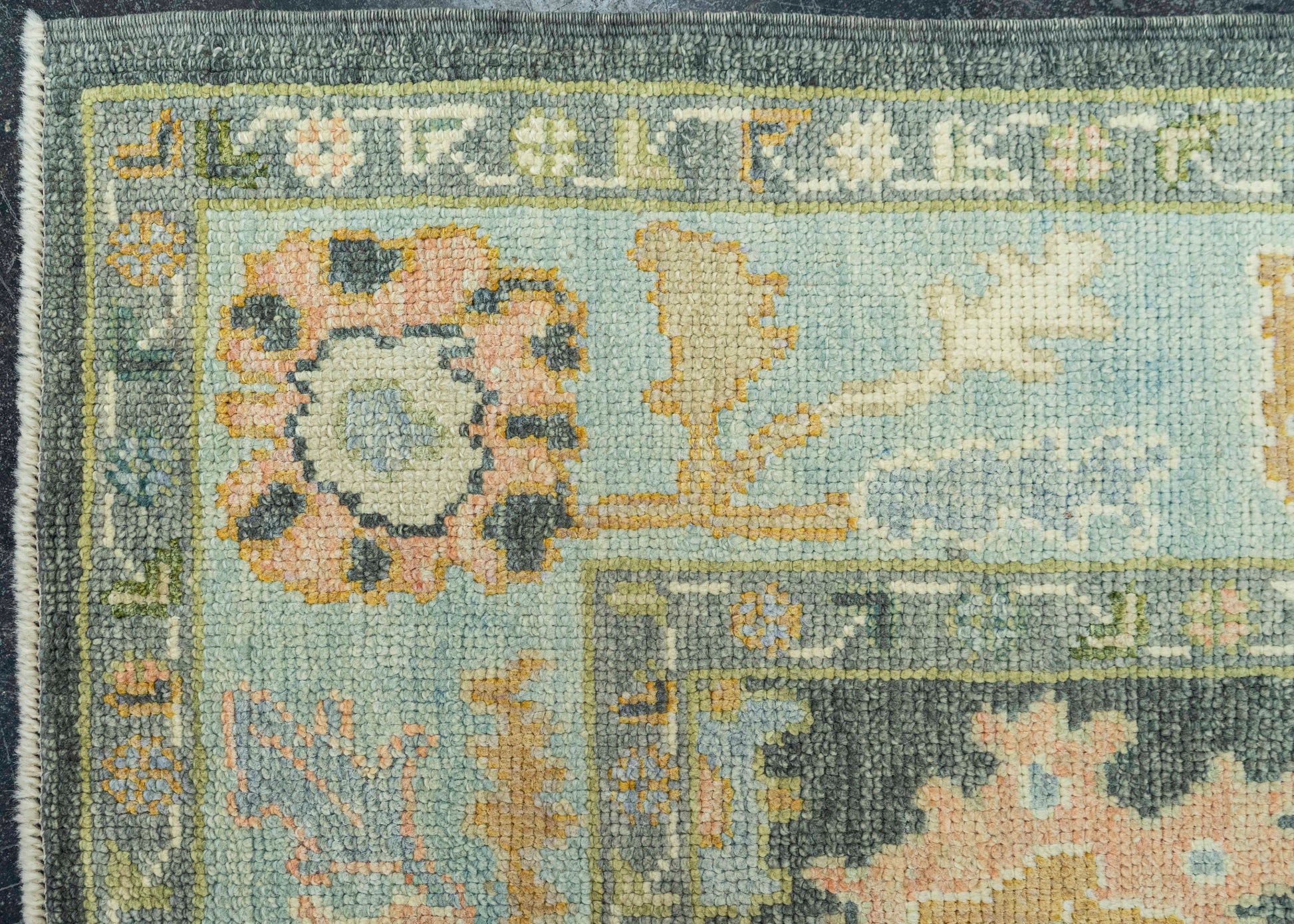 Turkish Oushak Rug 4'x 6'3" #19009