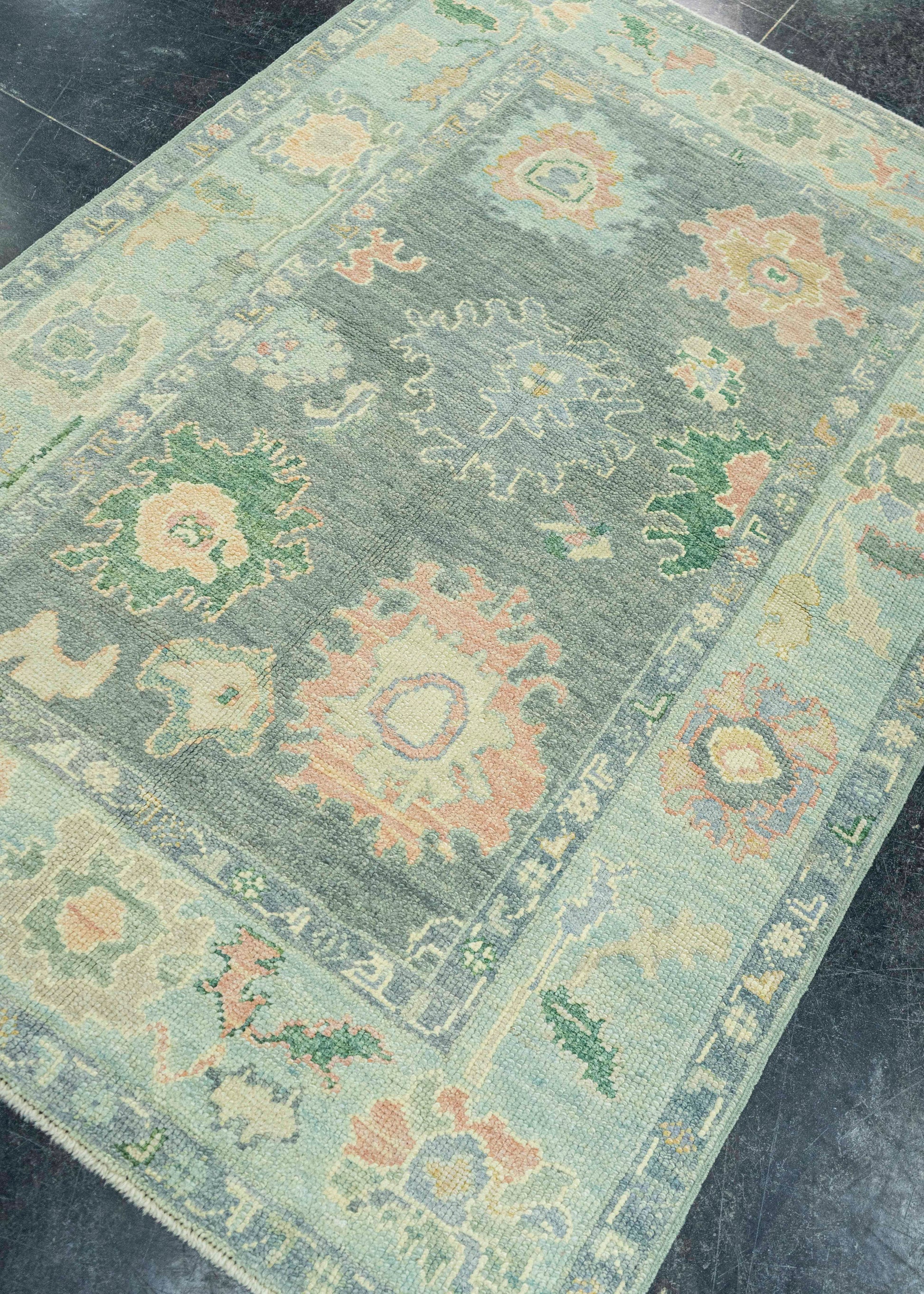 Turkish Oushak Rug 3'11"x 5'11" #19230