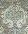 Turkish Oushak Rug 4'1"x 6'11" #19290