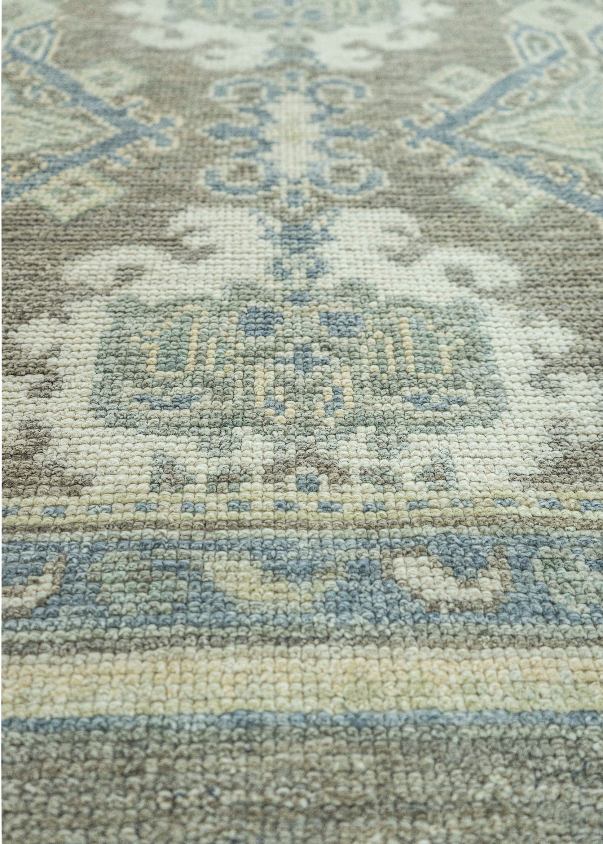 Turkish Oushak Rug 4'1"x 6'11" #19290