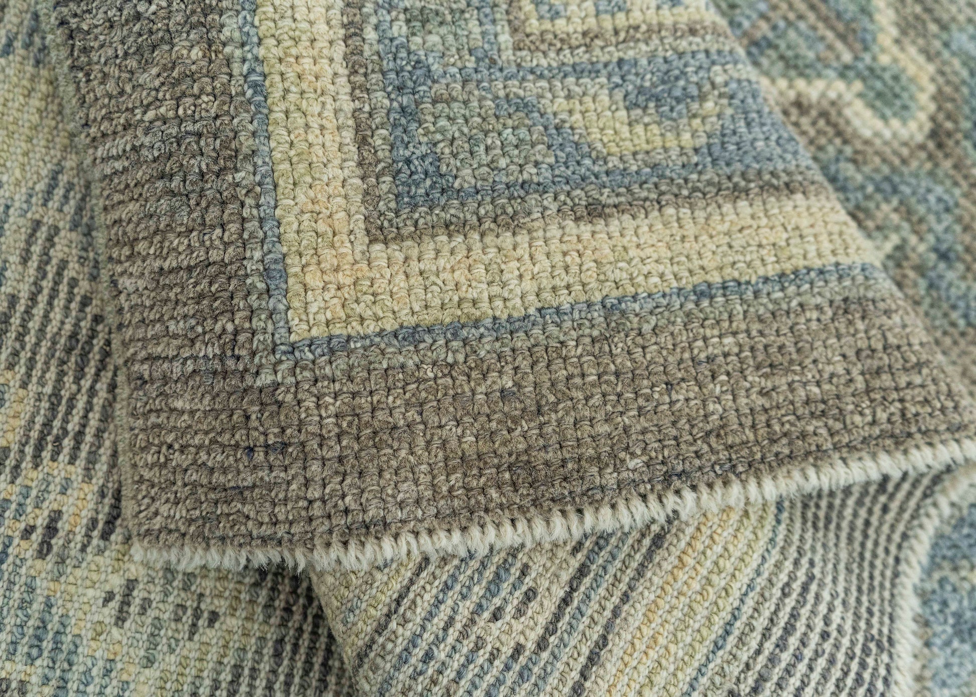 Turkish Oushak Rug 4'1"x 6'11" #19290