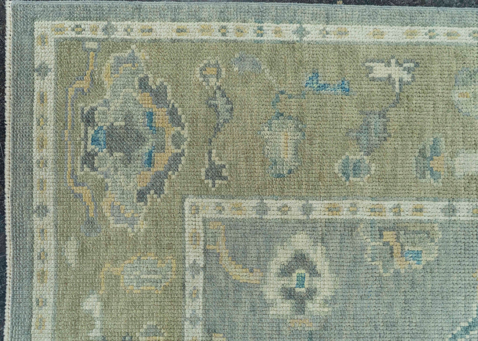 Turkish Oushak Rug 3'9"x 6'1" #19135