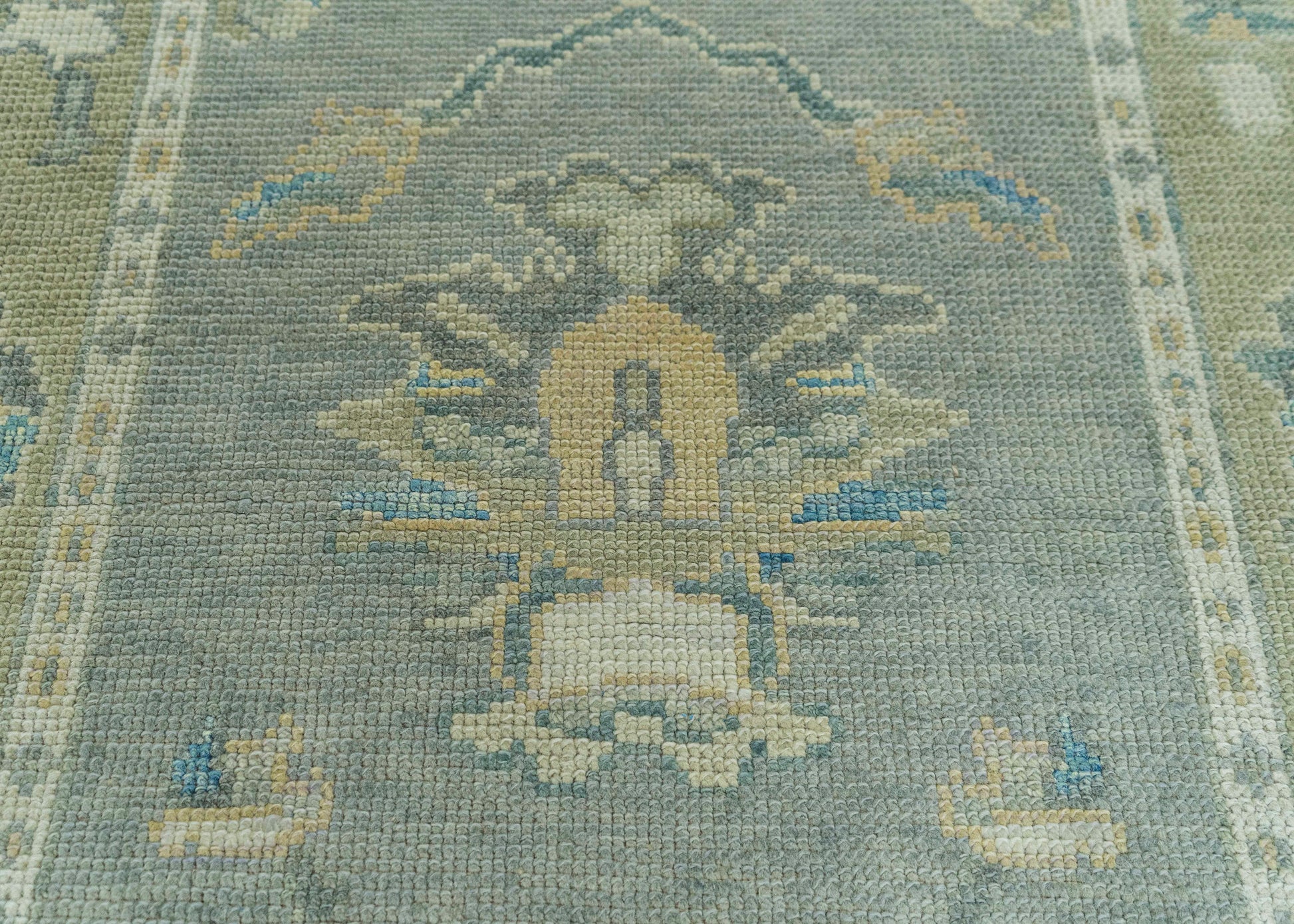 Turkish Oushak Rug 3'9"x 6'1" #19135