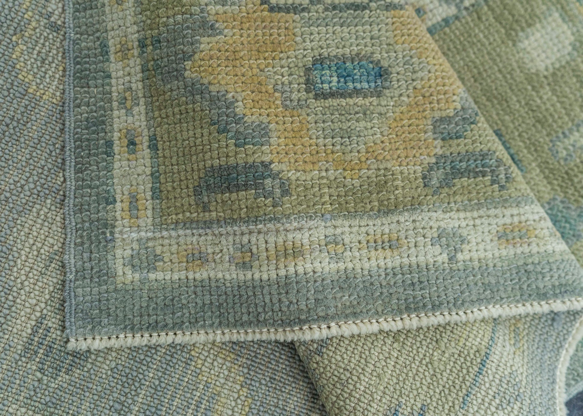 Turkish Oushak Rug 3'9"x 6'1" #19135