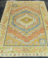 Turkish Oushak Rug 3'10"x 5'10" #19079