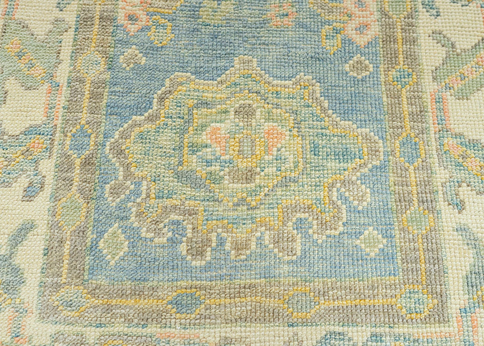 Turkish Oushak Rug 2'11" x 3'11" #22194