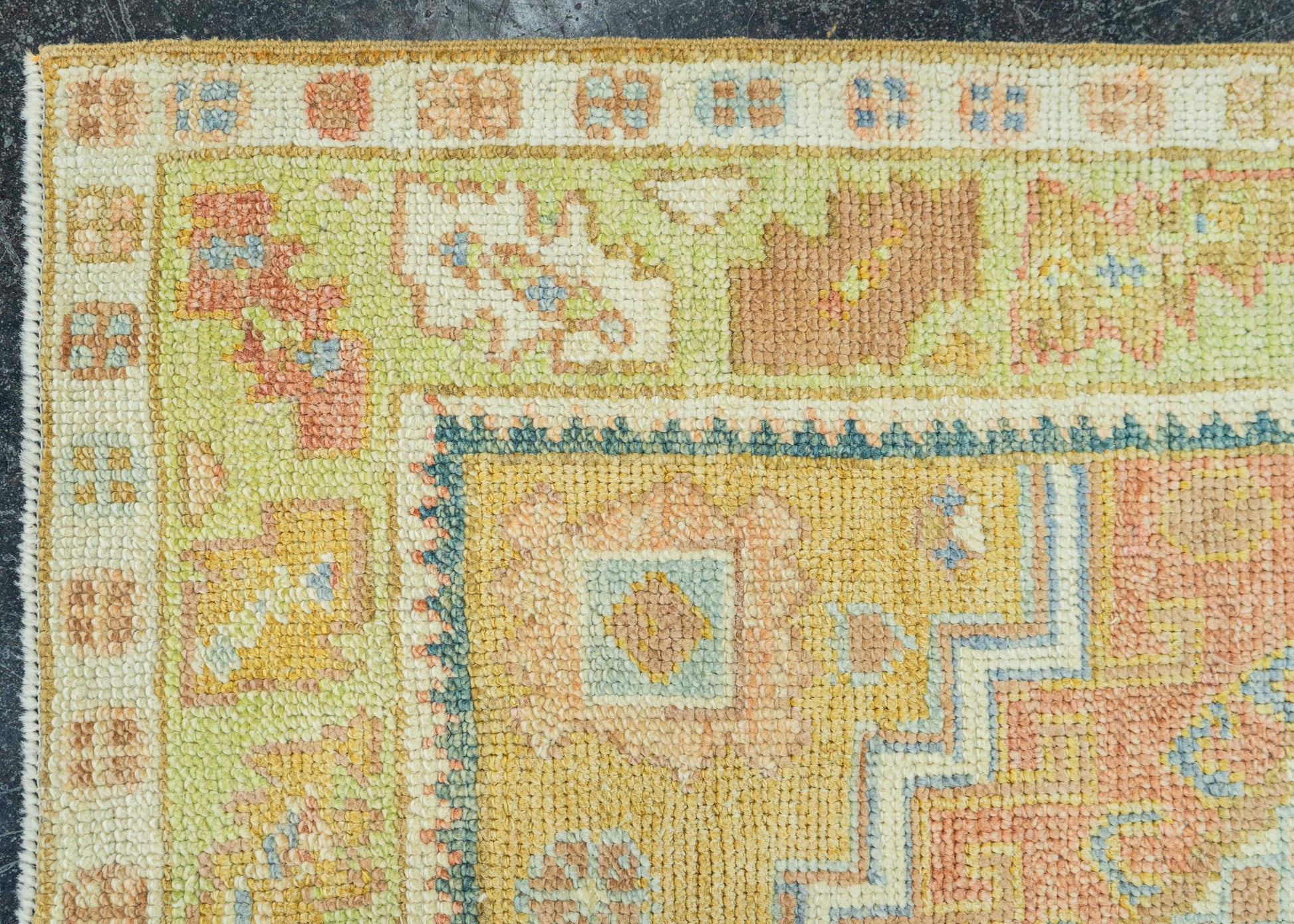 Turkish Oushak Rug 3'10"x 5'10" #19079