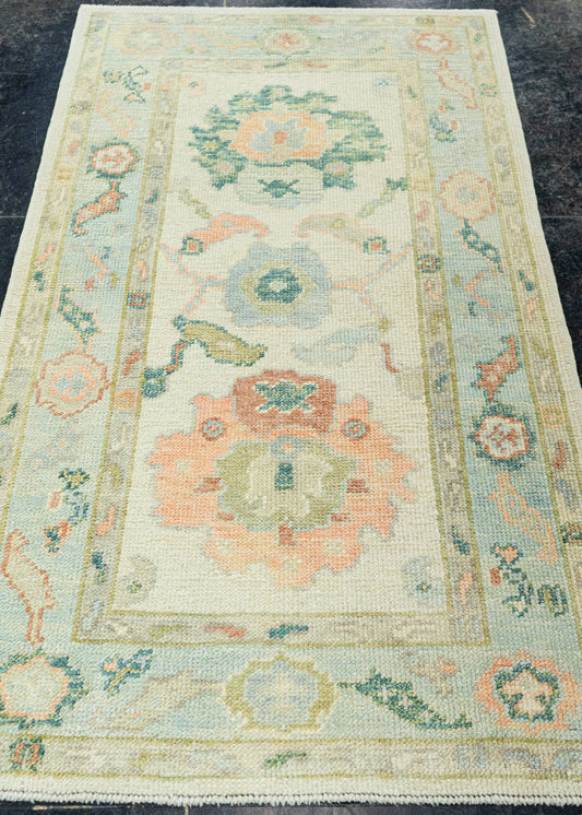 Turkish Oushak Rug 2'9" x 5' #22149