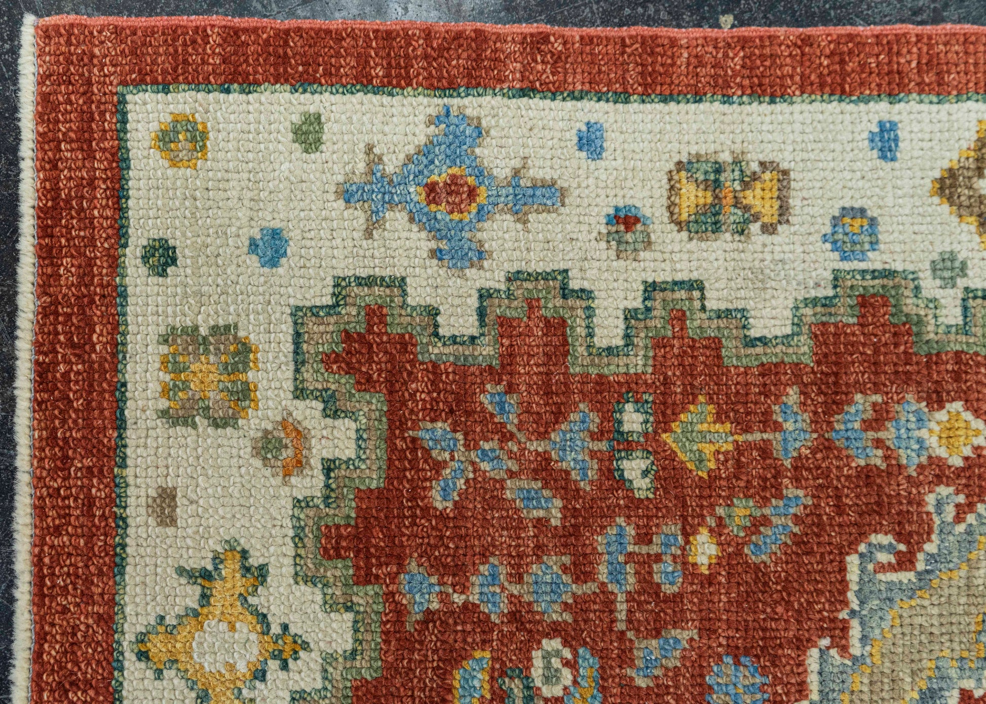 Turkish Oushak Rug 3'10"x 5'10" #19548