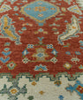 Turkish Oushak Rug 3'10"x 5'10" #19548