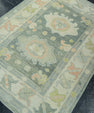 Turkish Oushak Rug 3'10" x 5'4" #20109