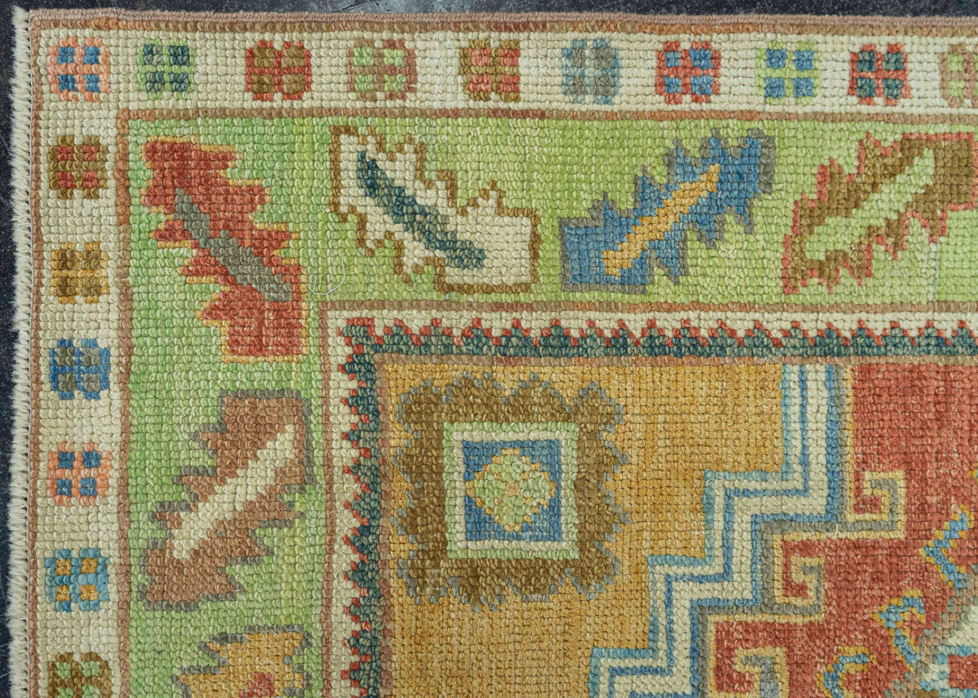 Turkish Oushak Rug 4'x 6'3" #19074