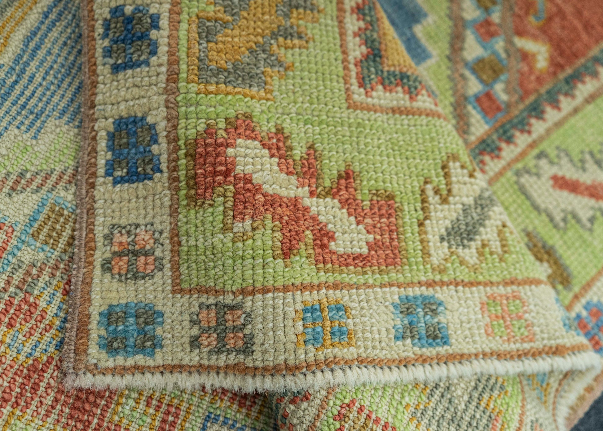 Turkish Oushak Rug 4'x 6'3" #19074