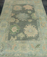 Turkish Oushak Rug 3'9" x 6'2" #19219