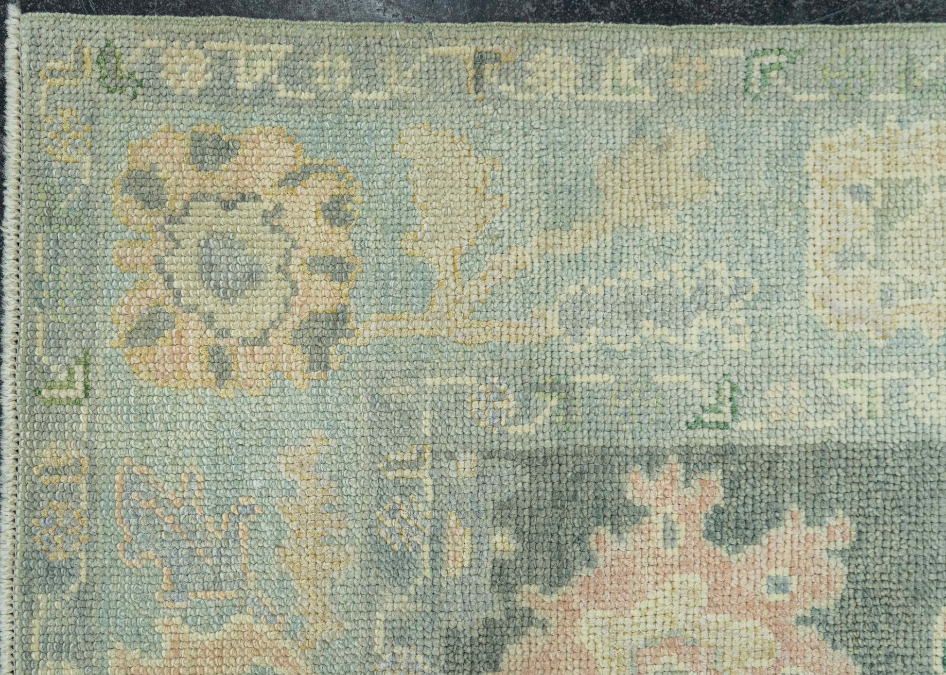 Turkish Oushak Rug 3'9" x 6'2" #19219