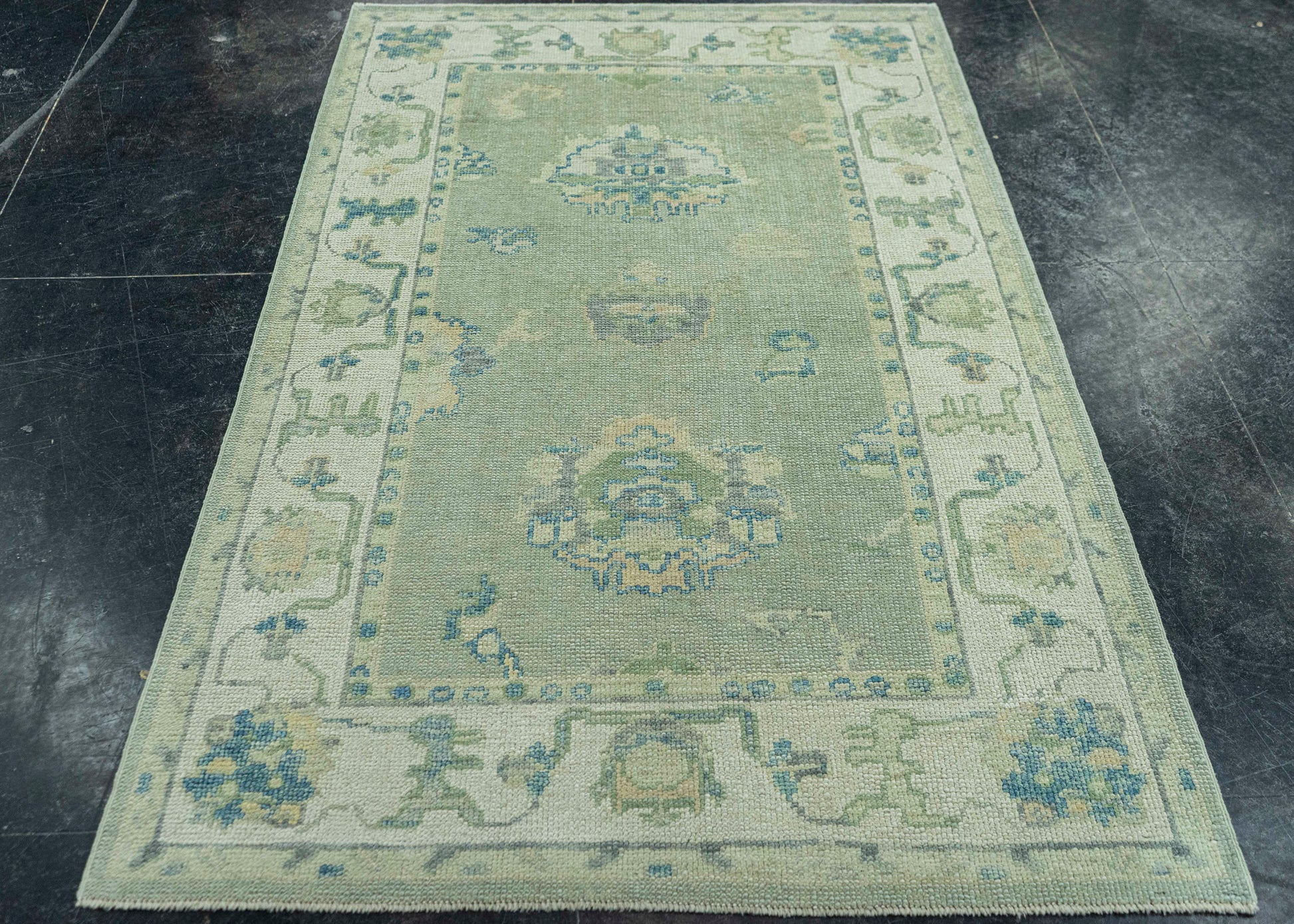 Turkish Oushak Rug 3'10"x 6' #19050