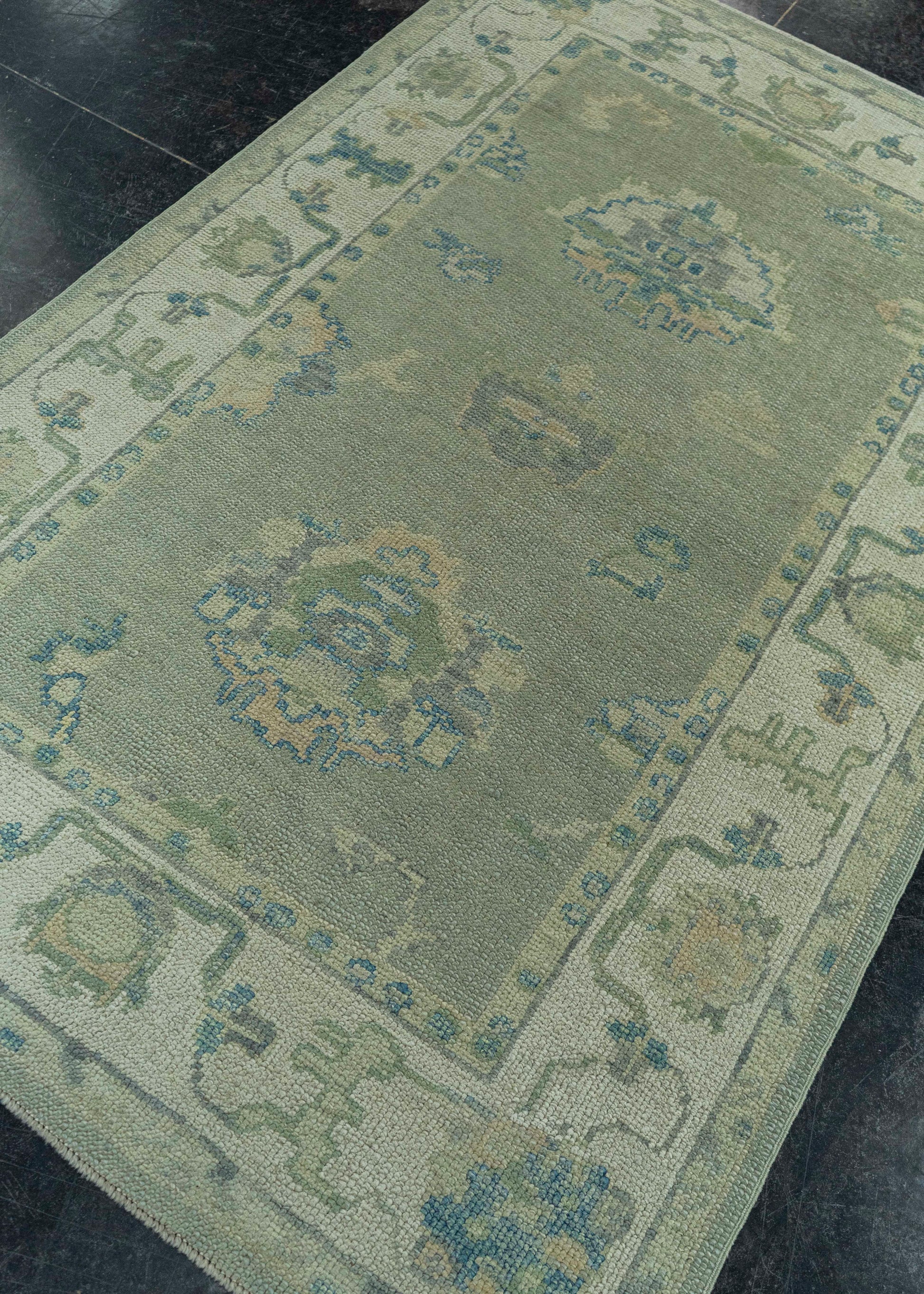 Turkish Oushak Rug 3'10"x 6' #19050