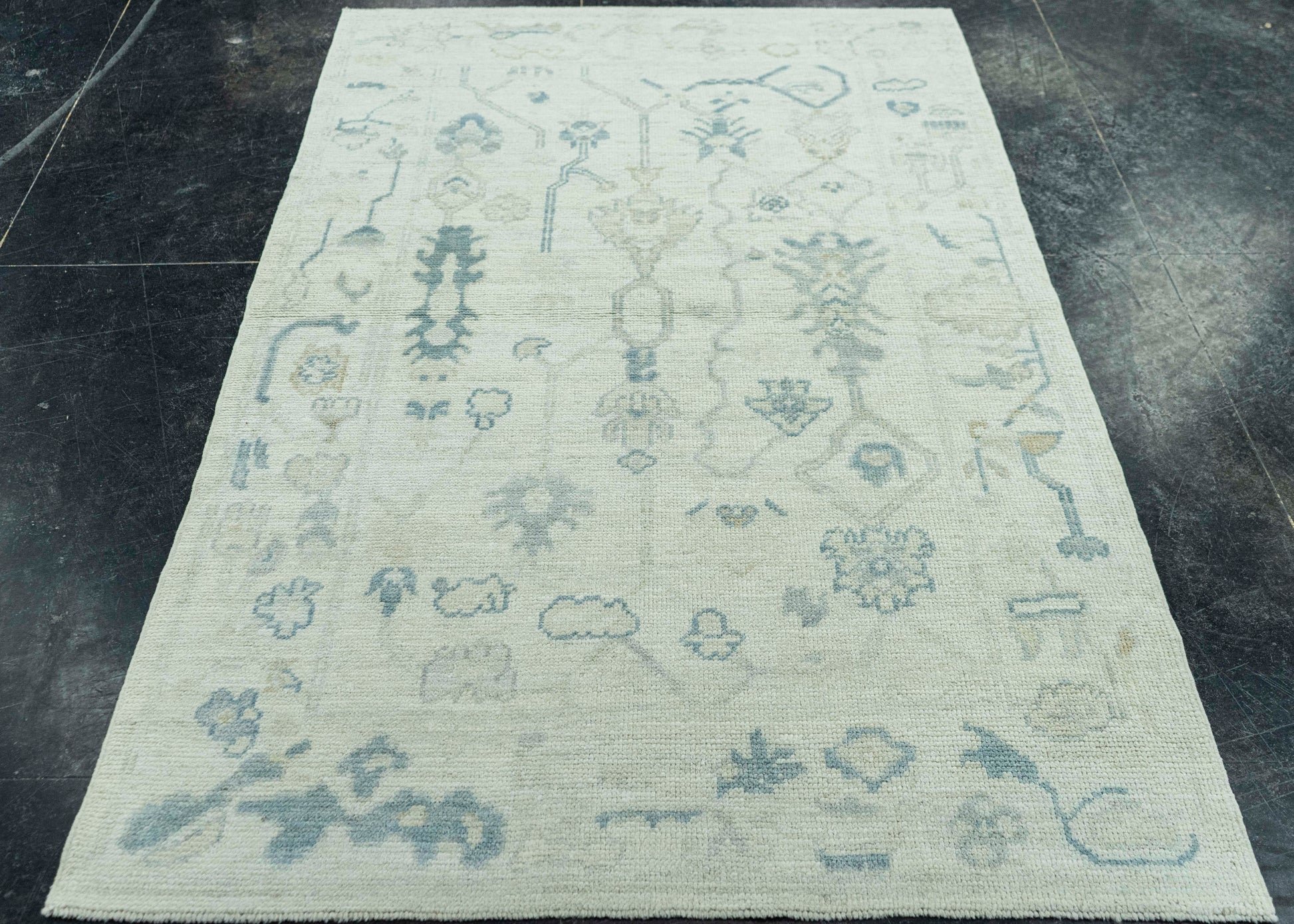 Turkish Oushak Rug 4' x 6'3" #19258