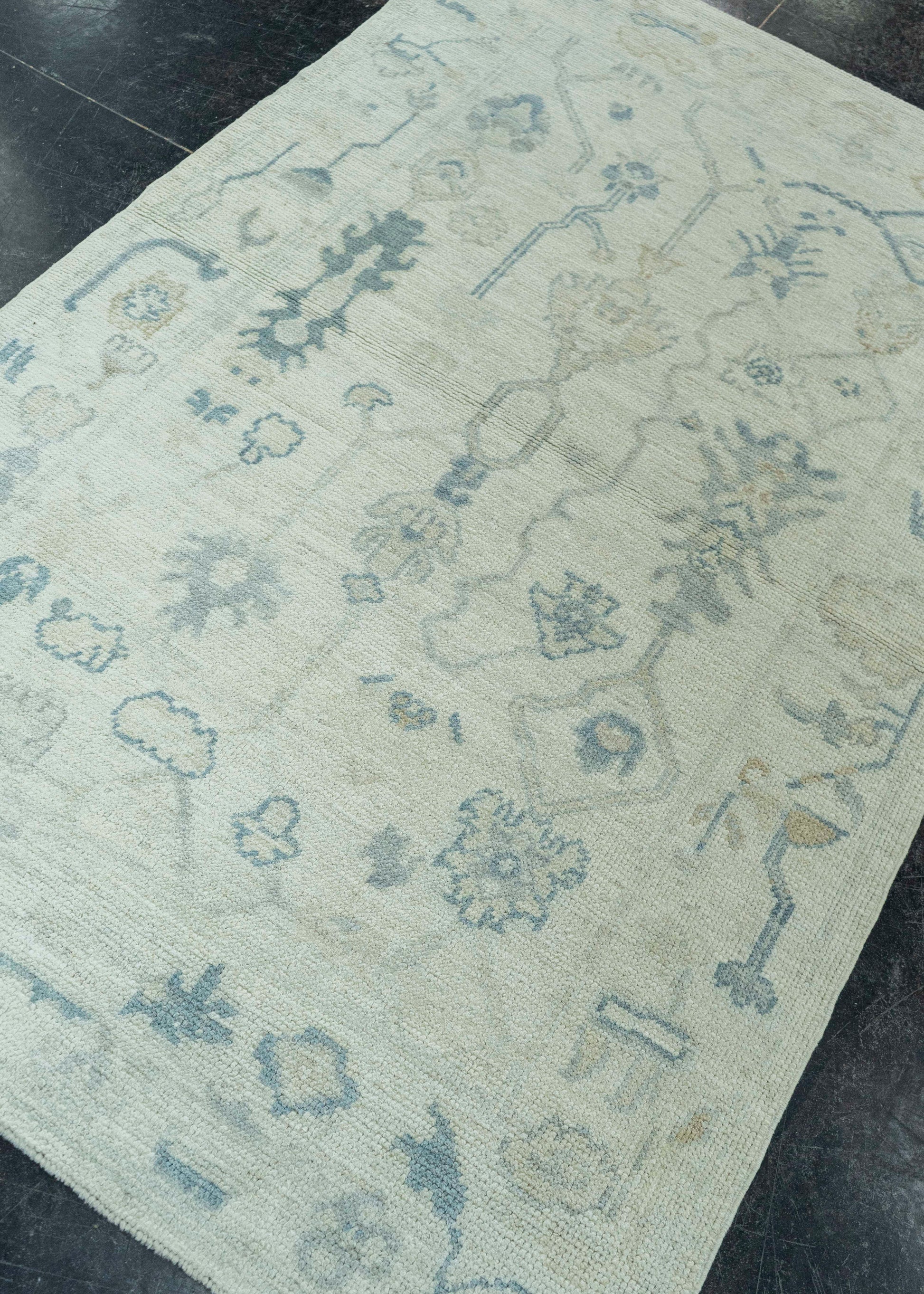 Turkish Oushak Rug 4' x 6'3" #19258