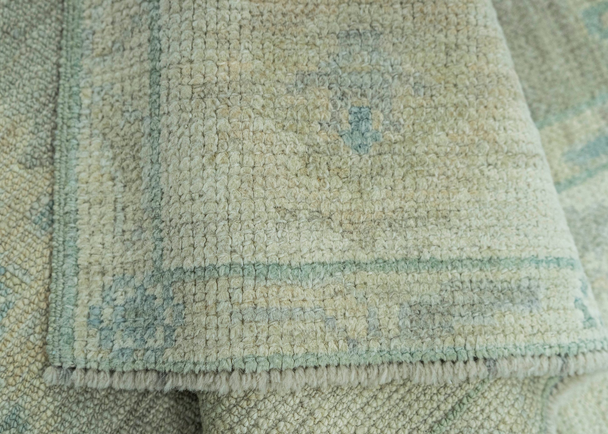 Turkish Oushak Rug 3'11" x 6'3" #19259