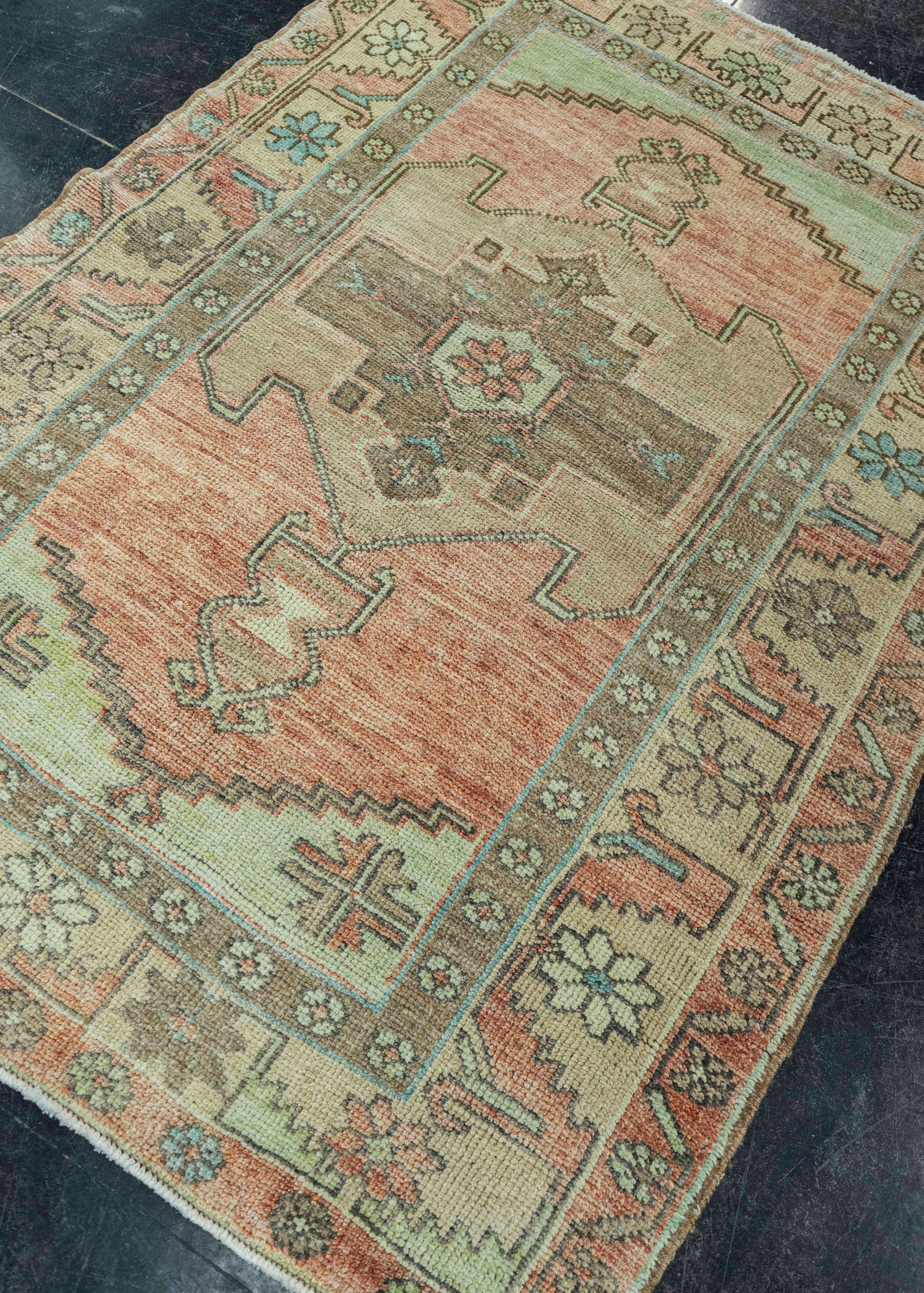 Turkish Vintage Rug 3'9" x 5'4" #20787