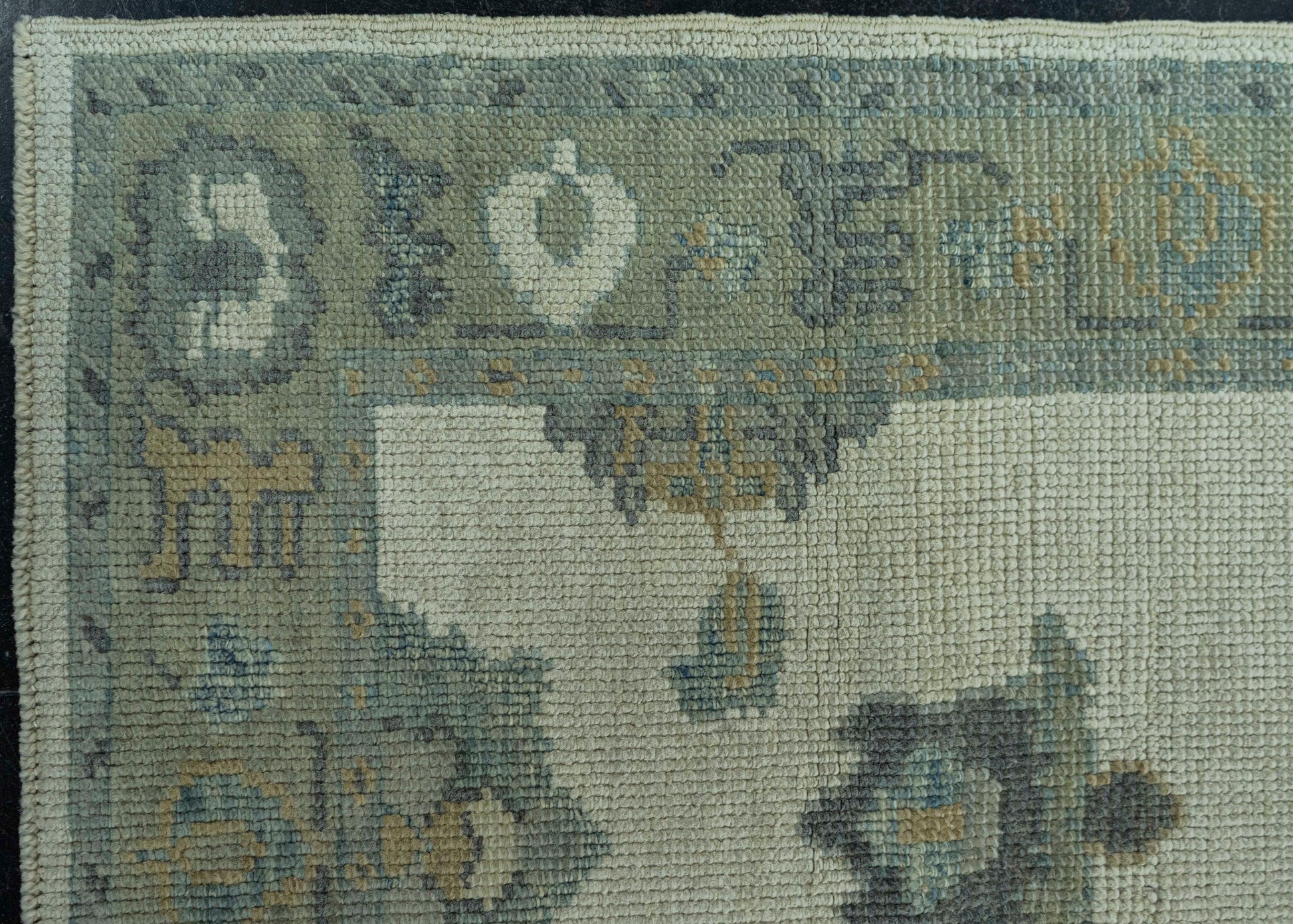 Turkish Oushak Rug 2'5" x 8'6" #19131