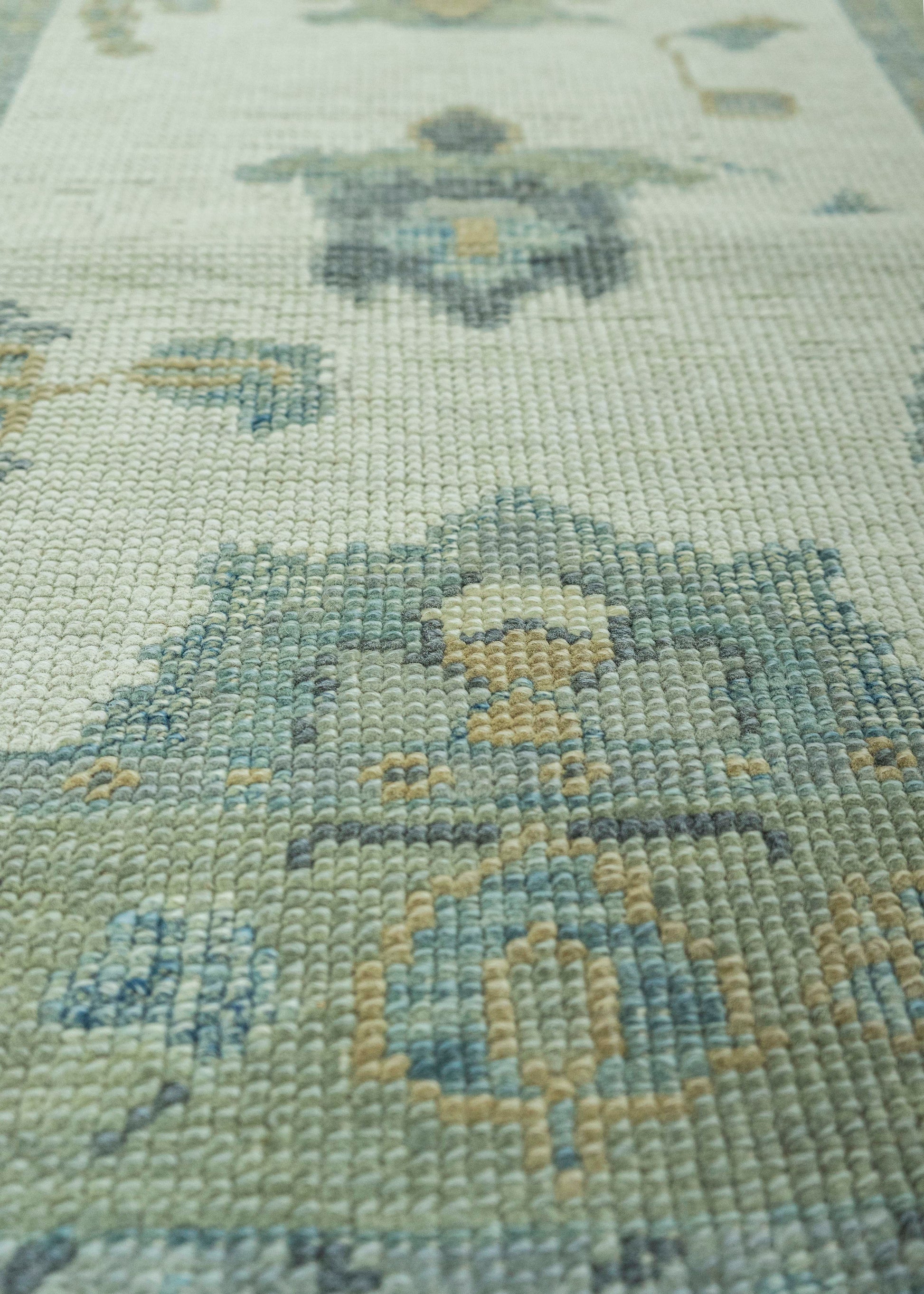 Turkish Oushak Rug 2'5" x 8'6" #19131